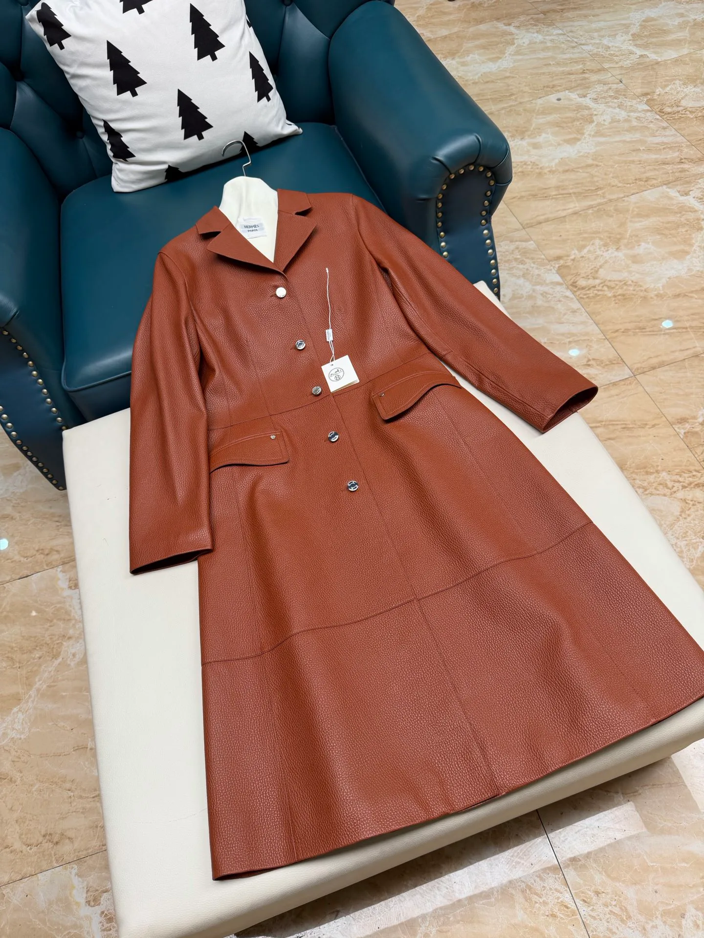 Кожаные Куртки И Дублёнки Женские Hermes 19333120