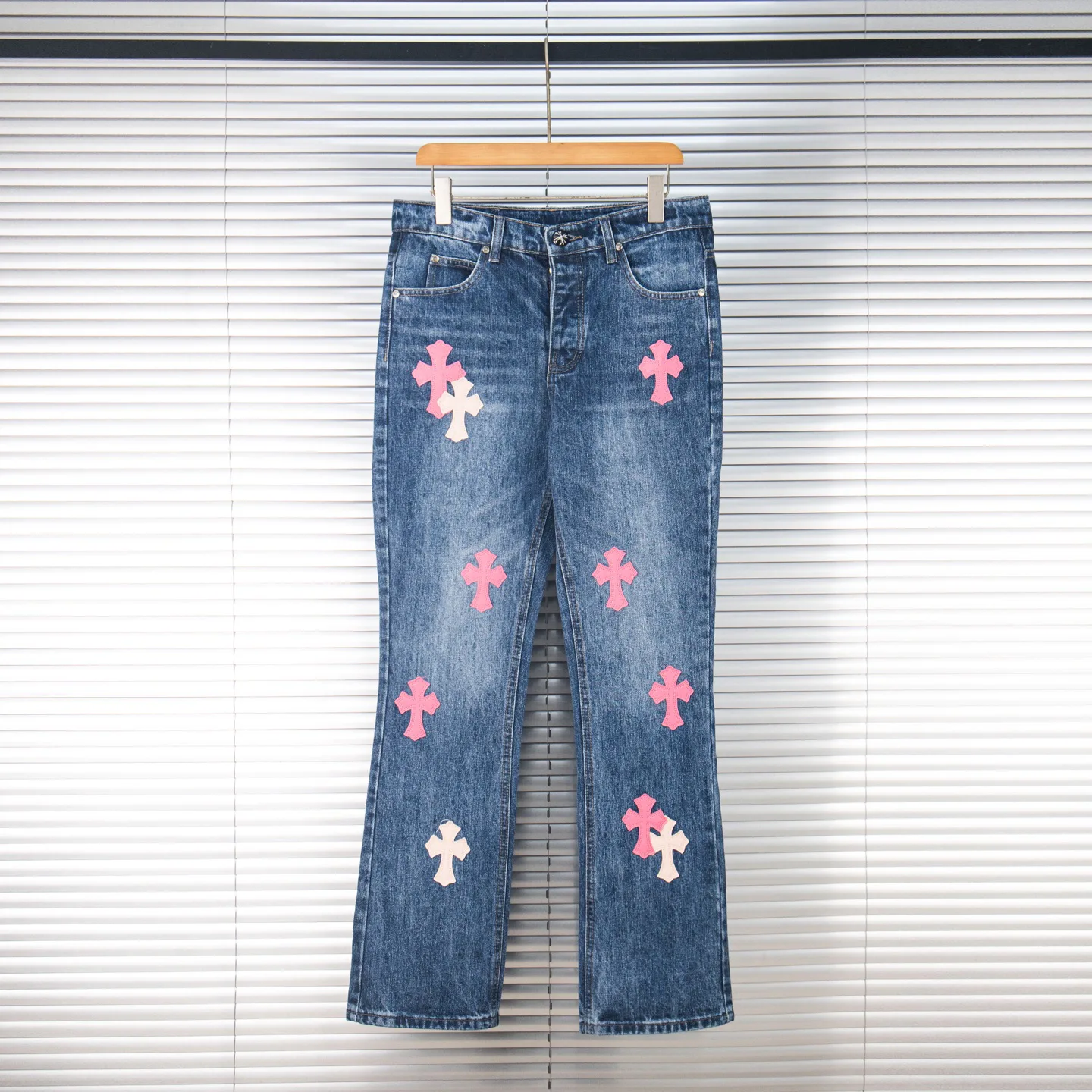 Джинсы Женские Chrome Hearts 11545019