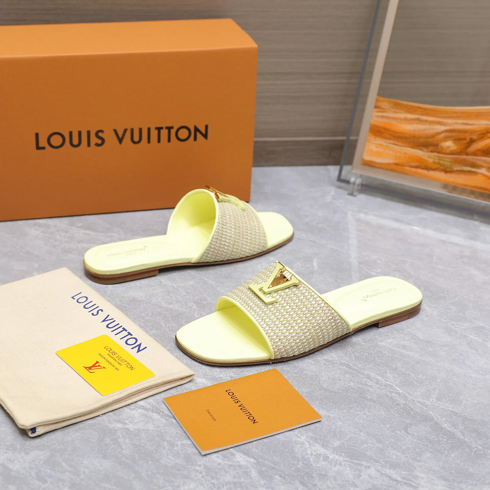 Шлепанцы Женские Louis Vuitton 491983