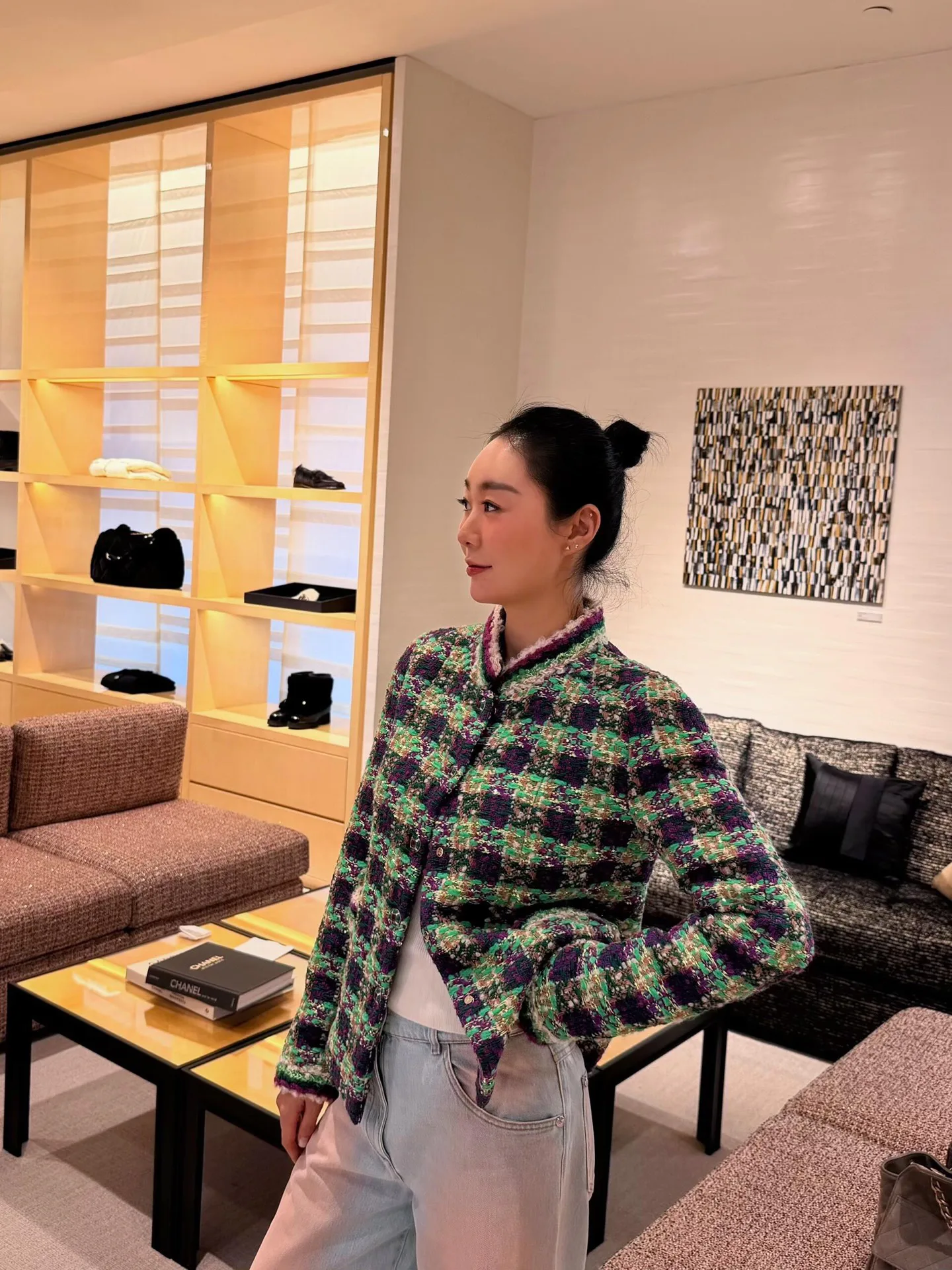 Куртки И Пуховики Женские Chanel 476653