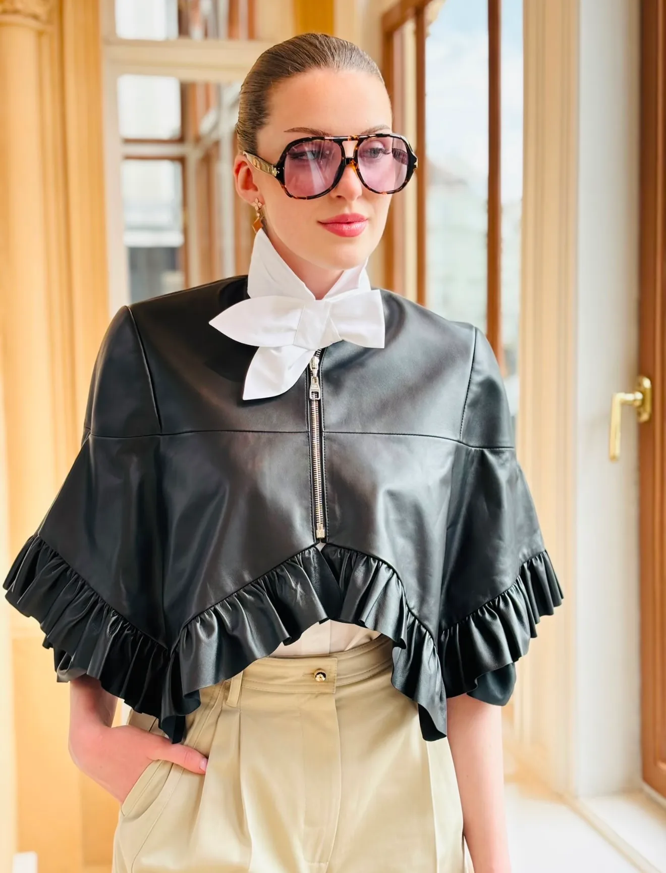 Кожаные Куртки И Дублёнки Женские Louis Vuitton 17999055