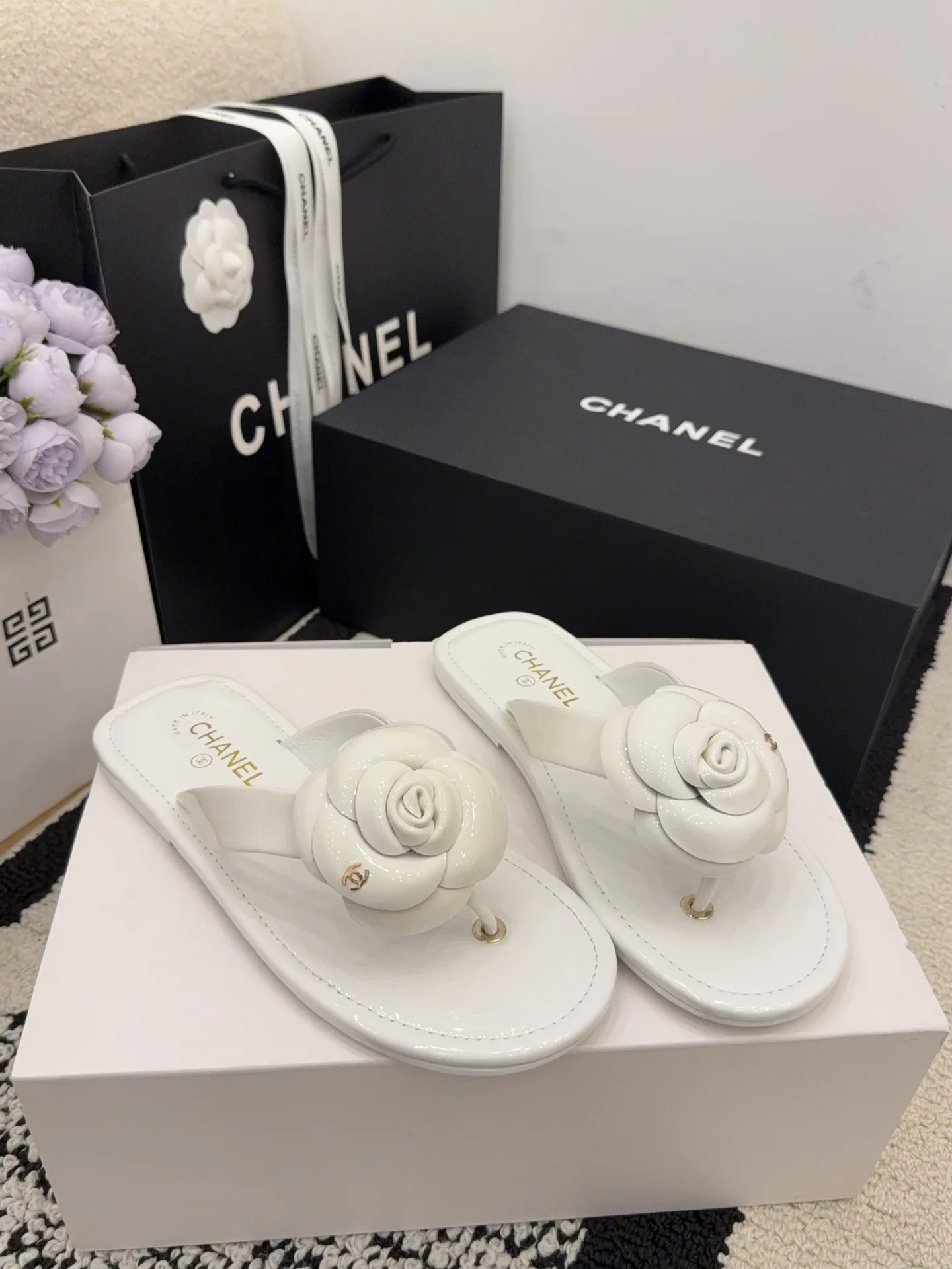 Шлепанцы Женские Chanel 403355