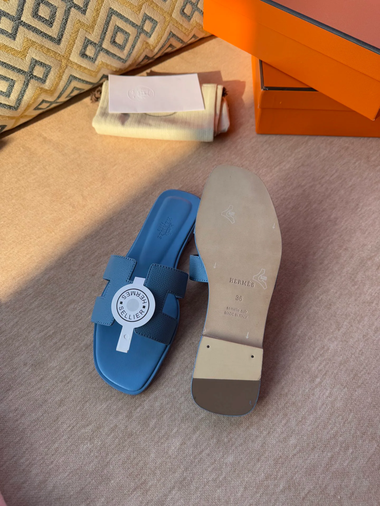 Шлепанцы Женские Hermes 18668