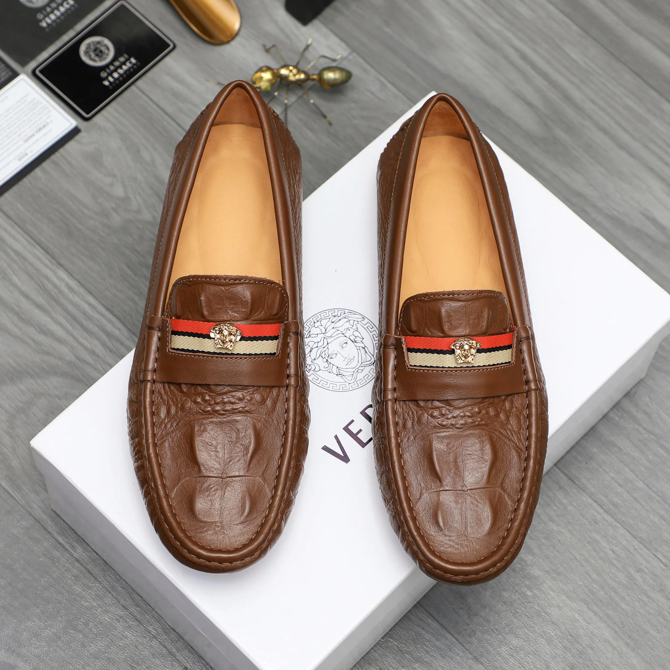 Мокасины Мужские Versace 11703849