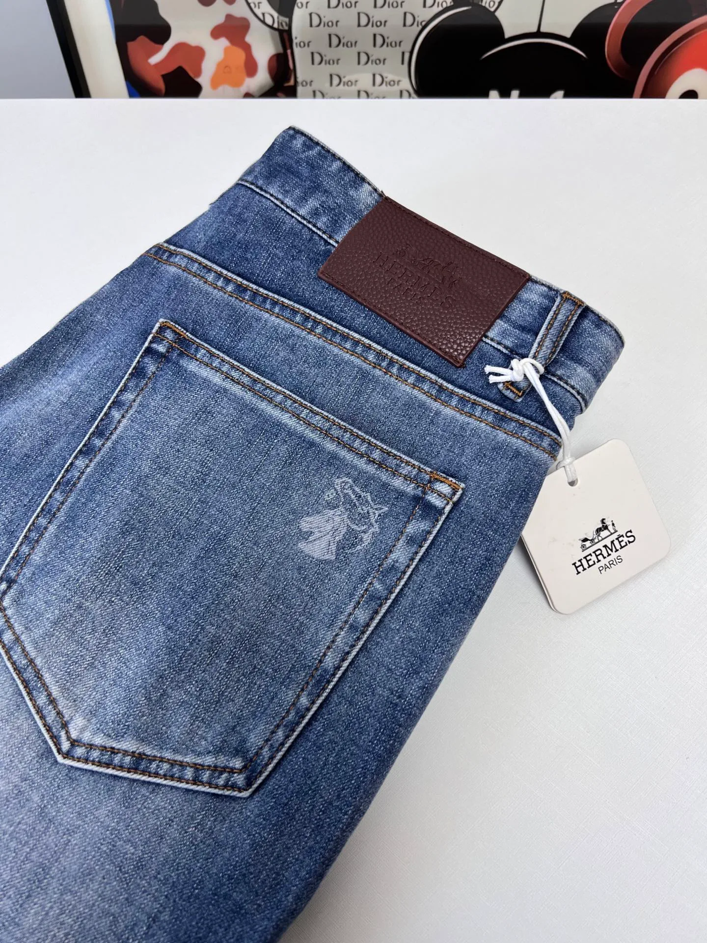 Джинсы Мужские Hermes 8709