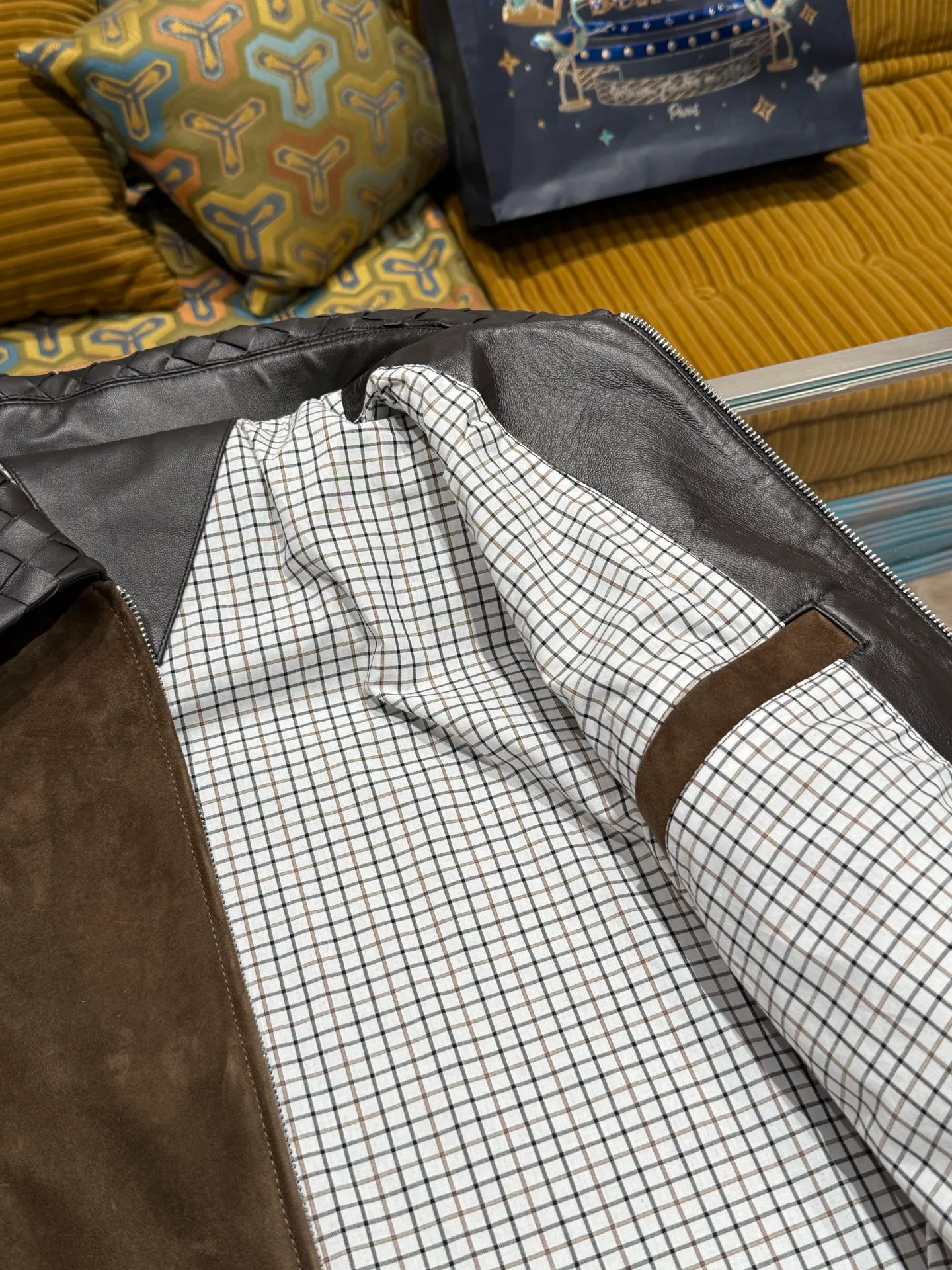 Кожаные Куртки И Дублёнки Мужские Bottega Veneta 715774