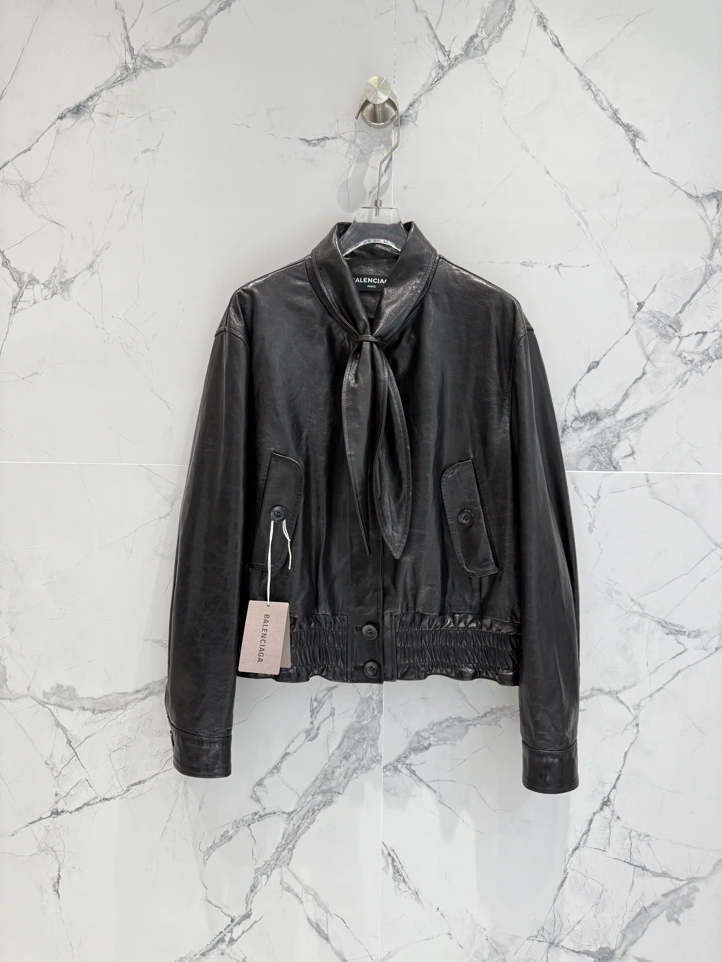 Кожаные Куртки И Дублёнки Женские Balenciaga 10624728