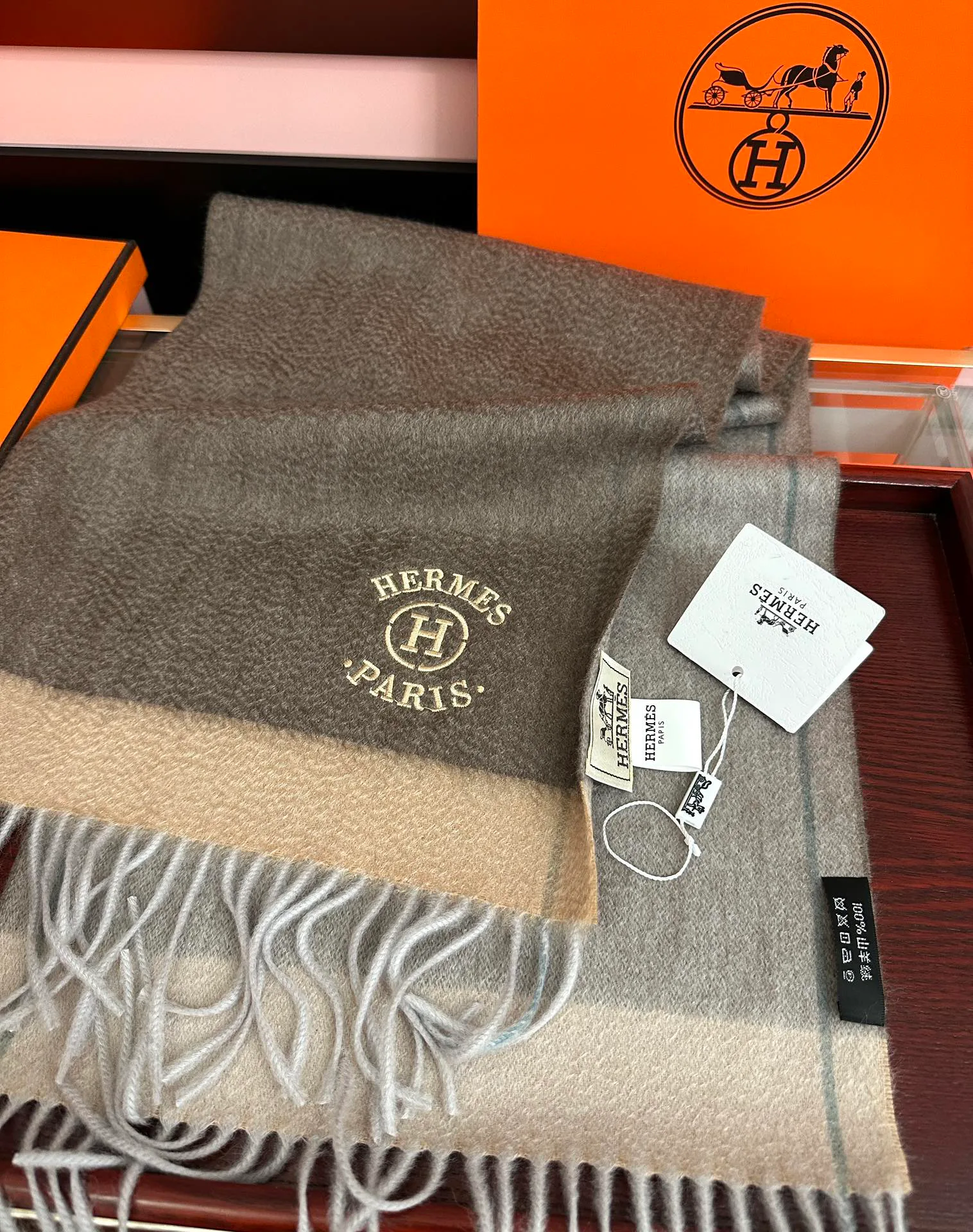 Шарфы Hermes 412450