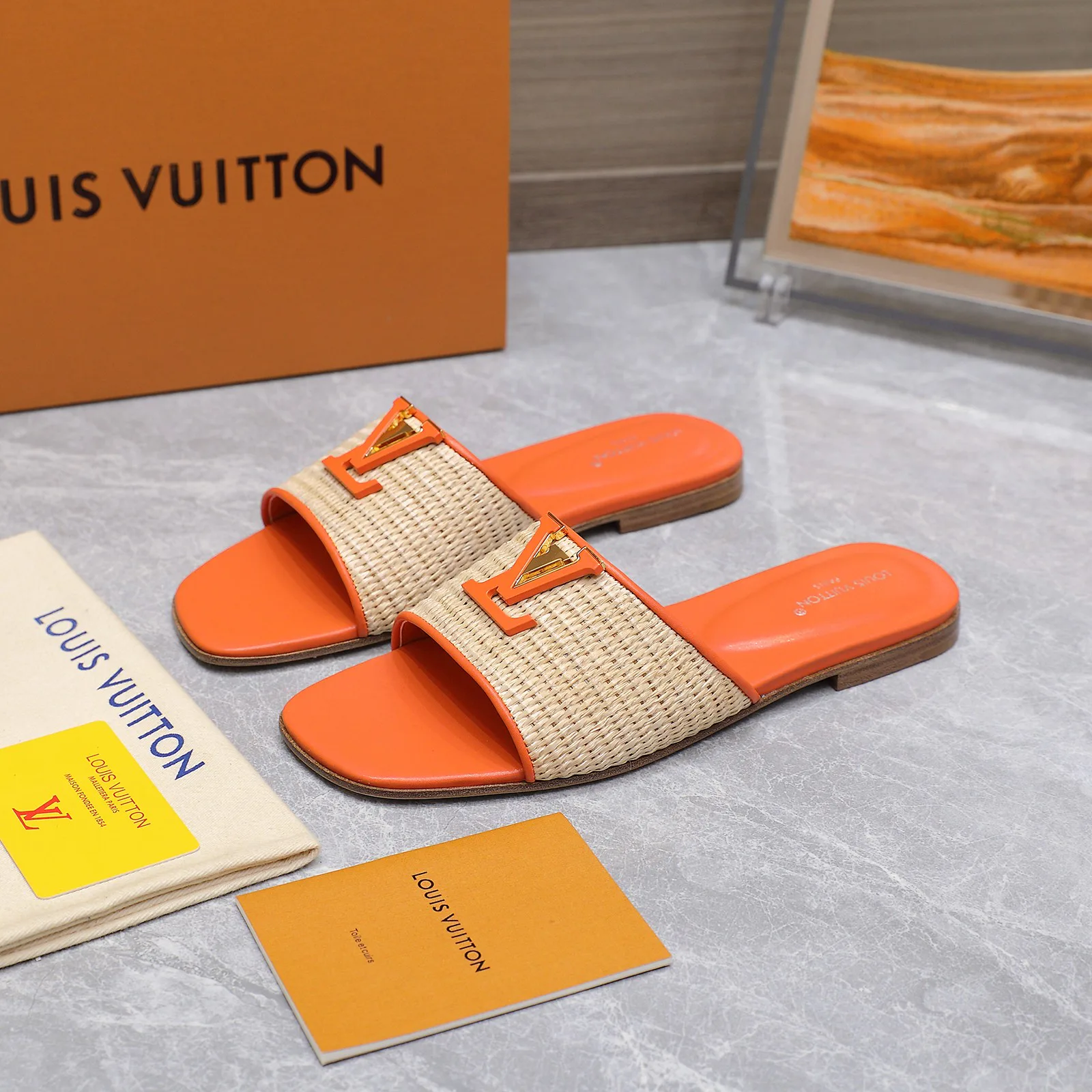 Шлепанцы Женские Louis Vuitton 491977