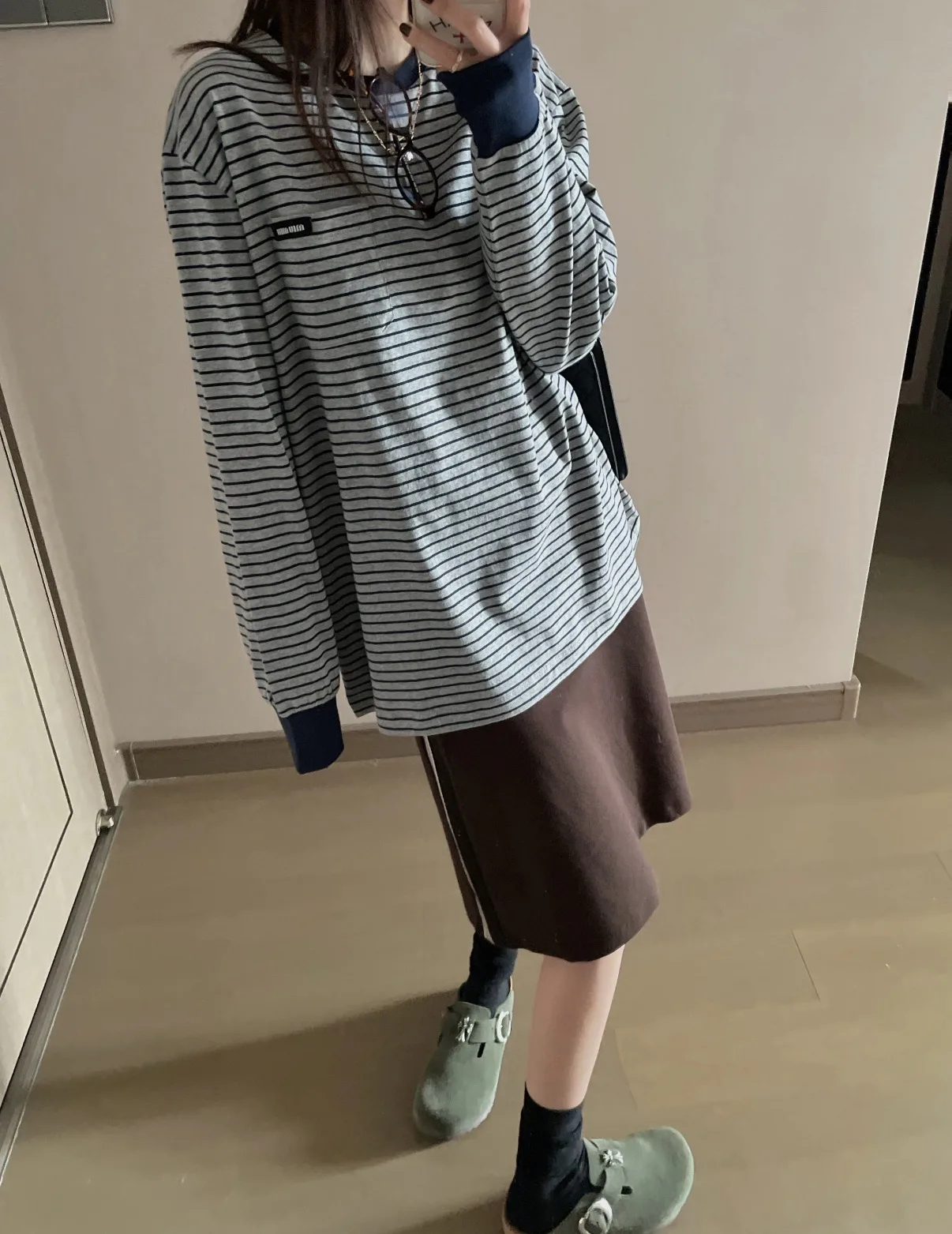 Лонгсливы Женские Miu Miu 381186