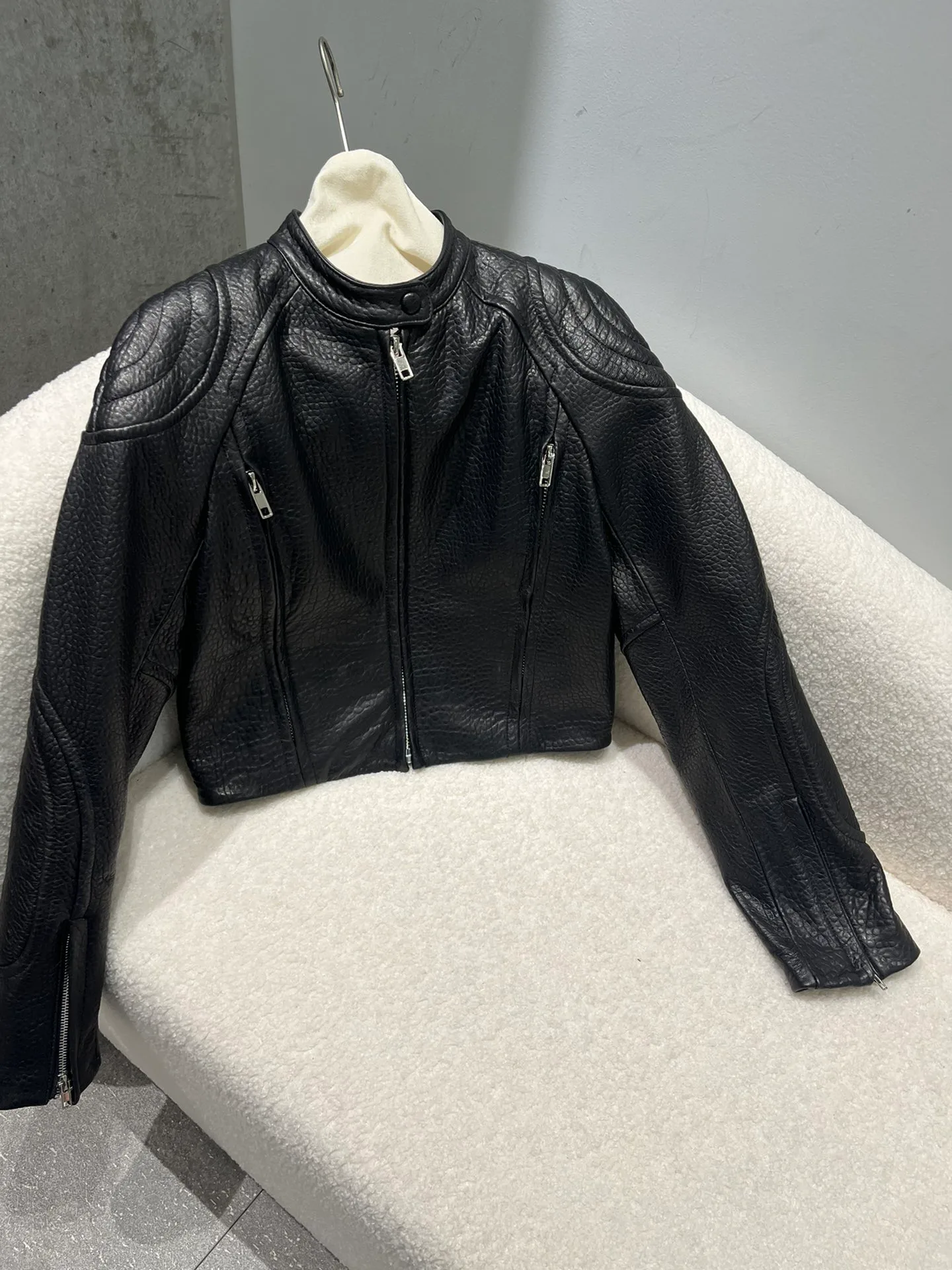 Кожаные Куртки И Дублёнки Мужские Alexander Wang 10088546