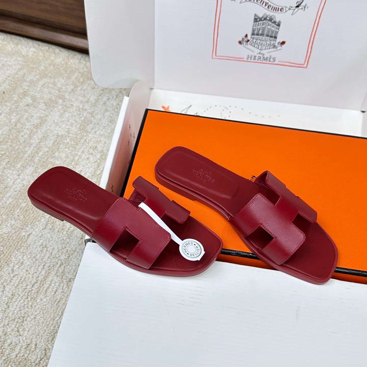 Шлепанцы Женские Hermes 3043249