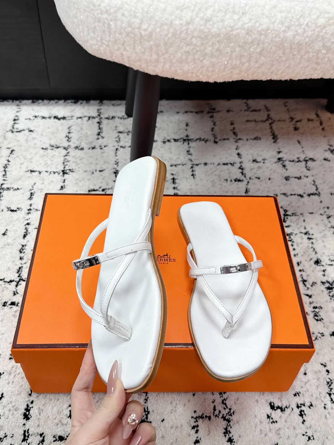 Шлепанцы Женские Hermes 11237982