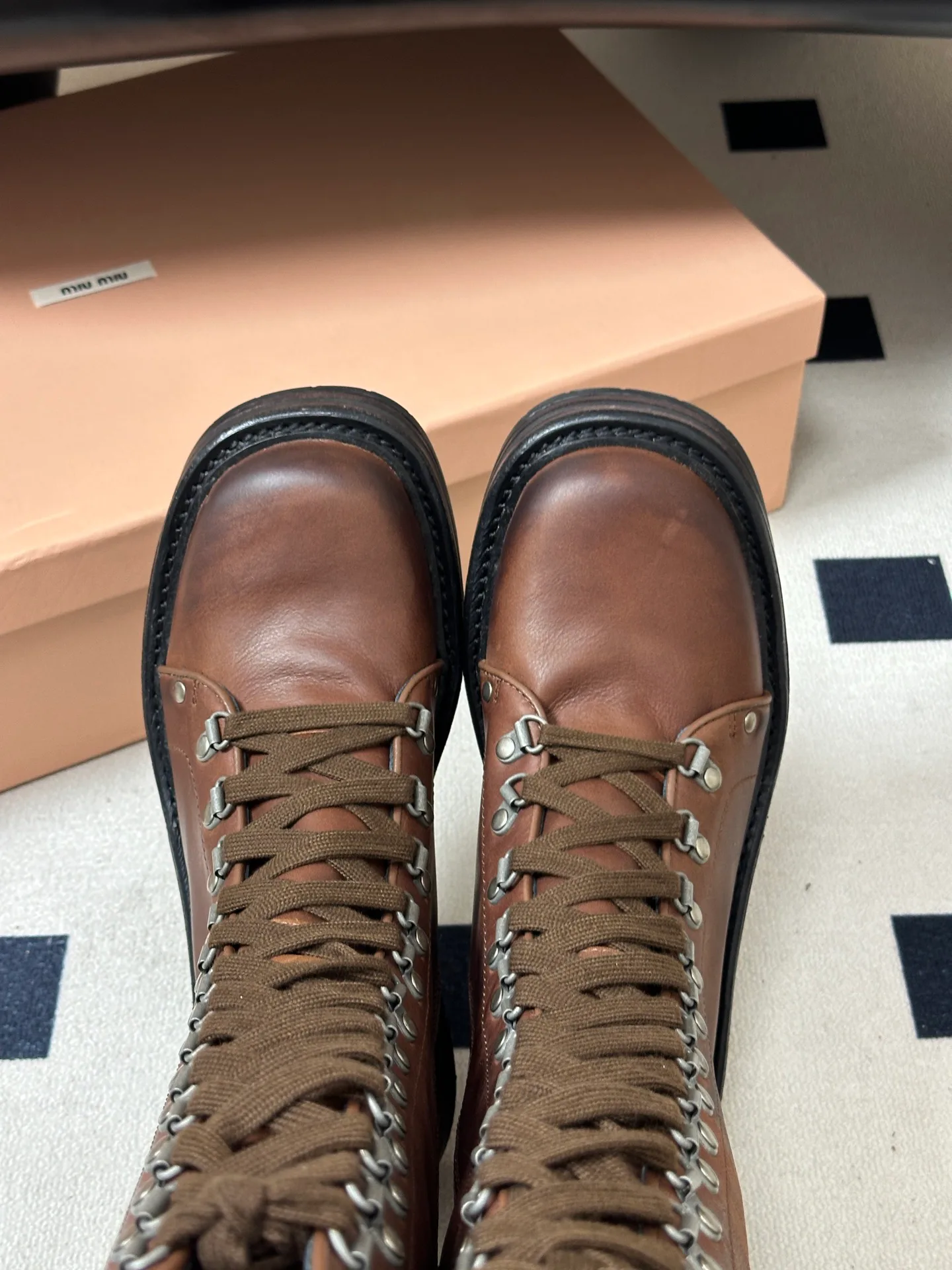 Ботинки Женские Miu Miu 17938778