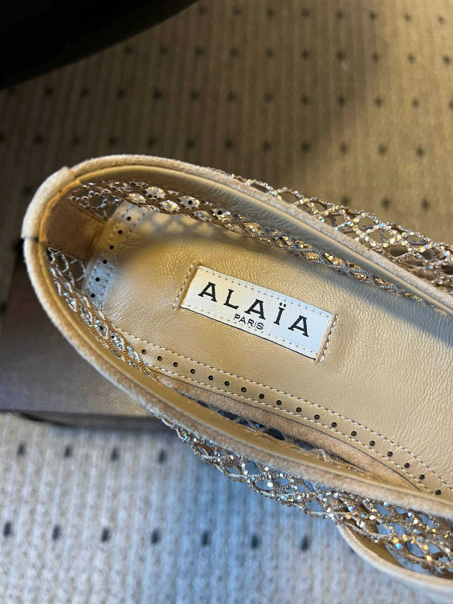 Балетки Женские Alaia 709576