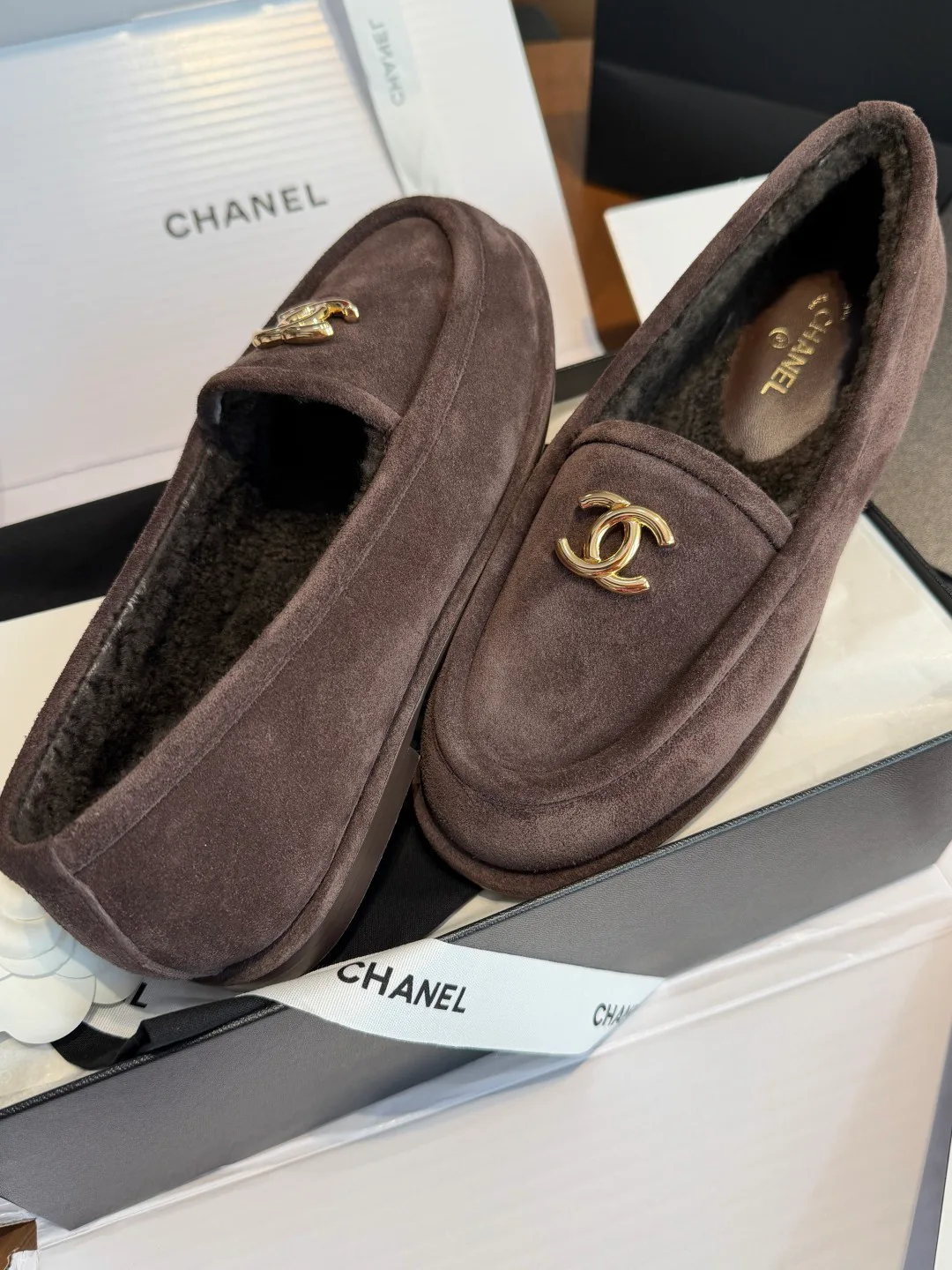 Лоферы И Мокасины Женские Chanel 18794054
