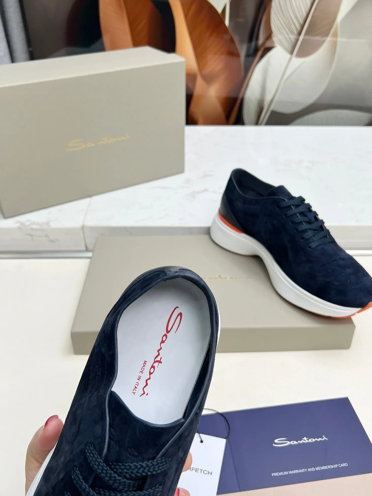 Кроссовки Мужские Santoni 1845414