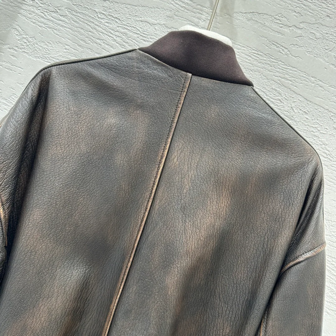 Кожаные Куртки И Дублёнки Женские Celine 1010747