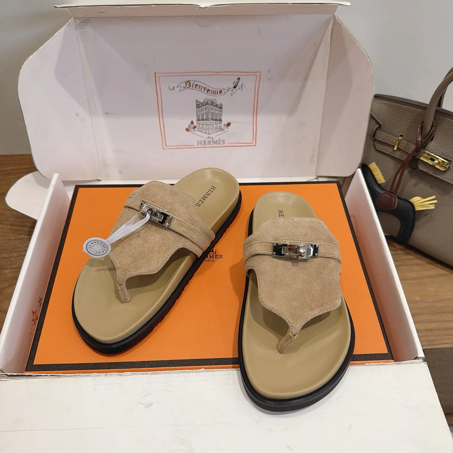 Шлепанцы Женские Hermes 17014857