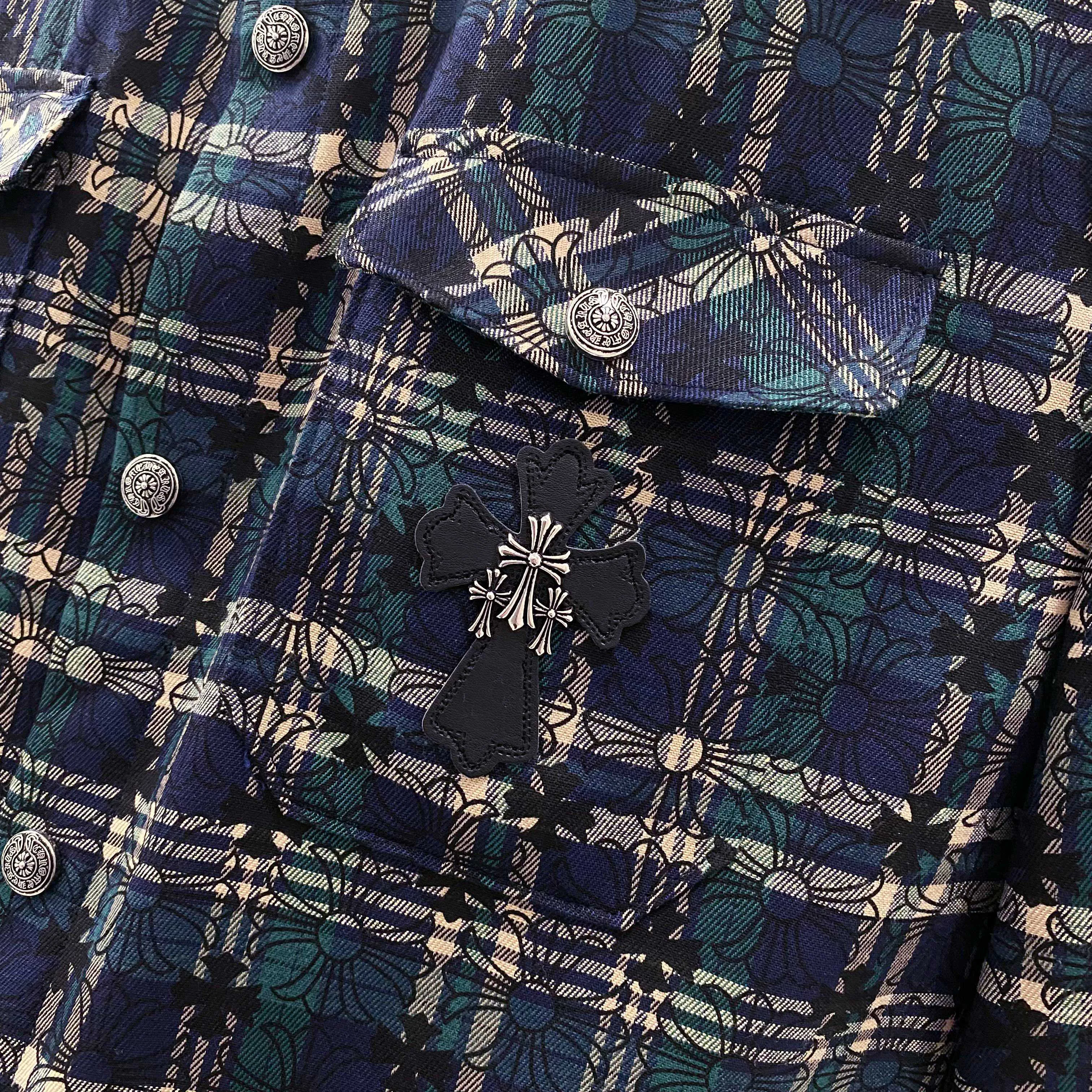 Рубашки Мужские Chrome Hearts 18509941