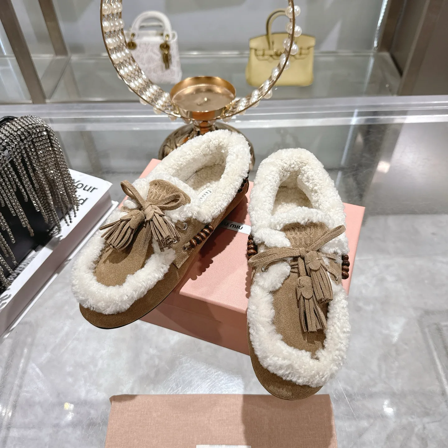 Мокасины Женские Miu Miu 397938