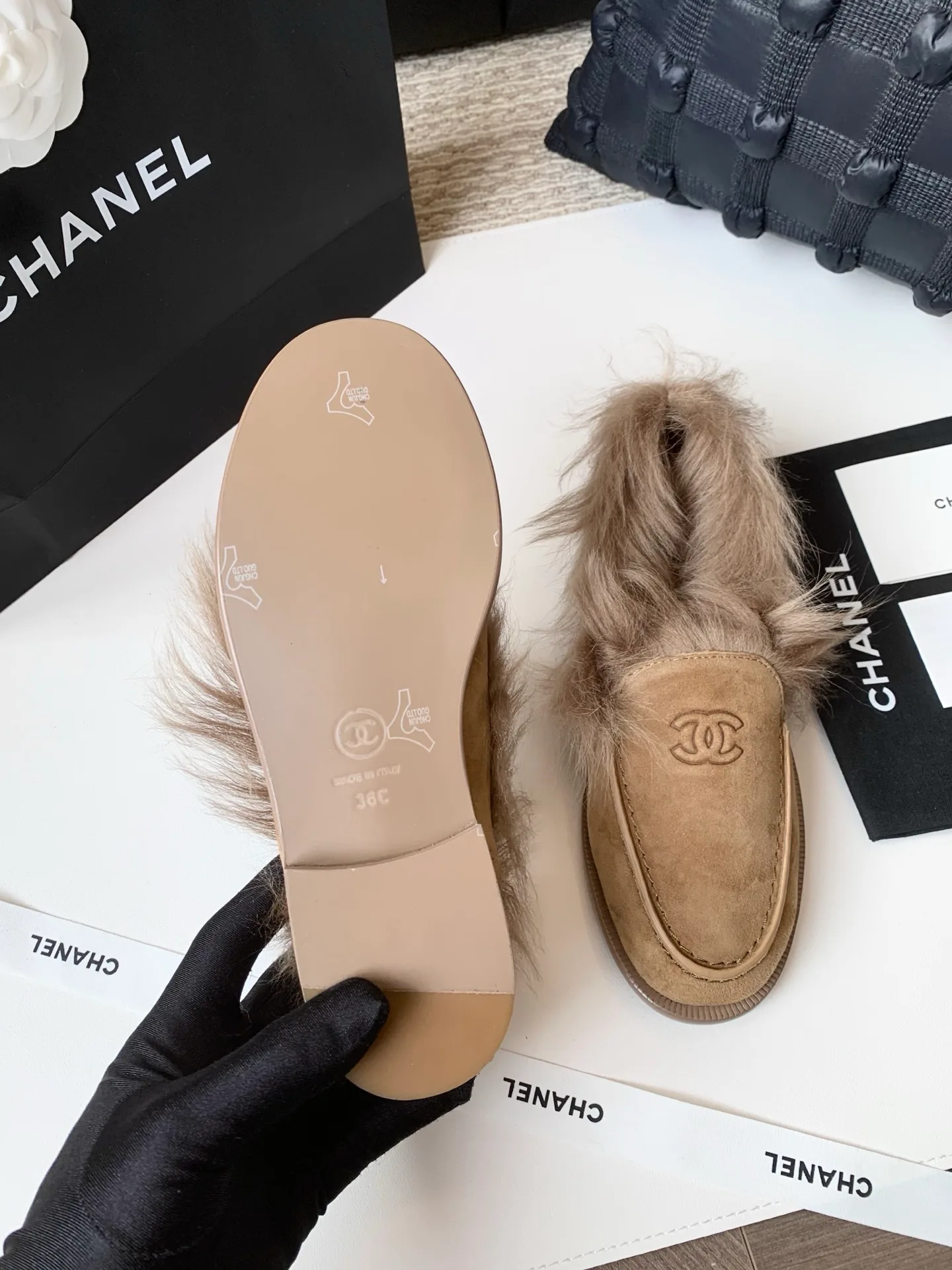 Лоферы И Мокасины Женские Chanel 18424298
