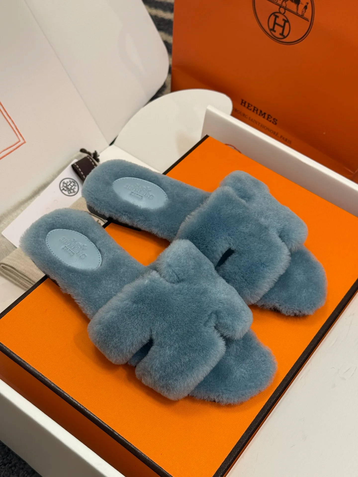 Тапочки Женские Hermes 60700