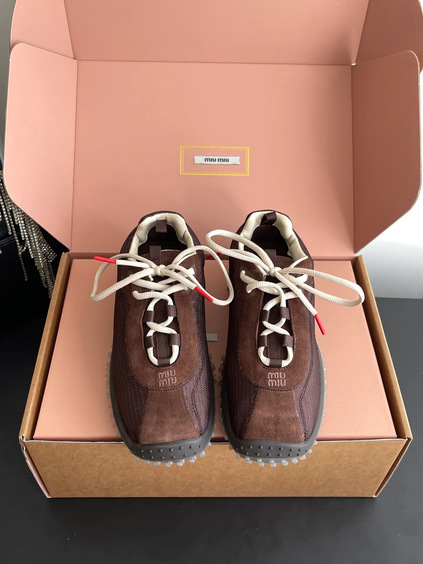 Кроссовки Женские Miu Miu 17554333