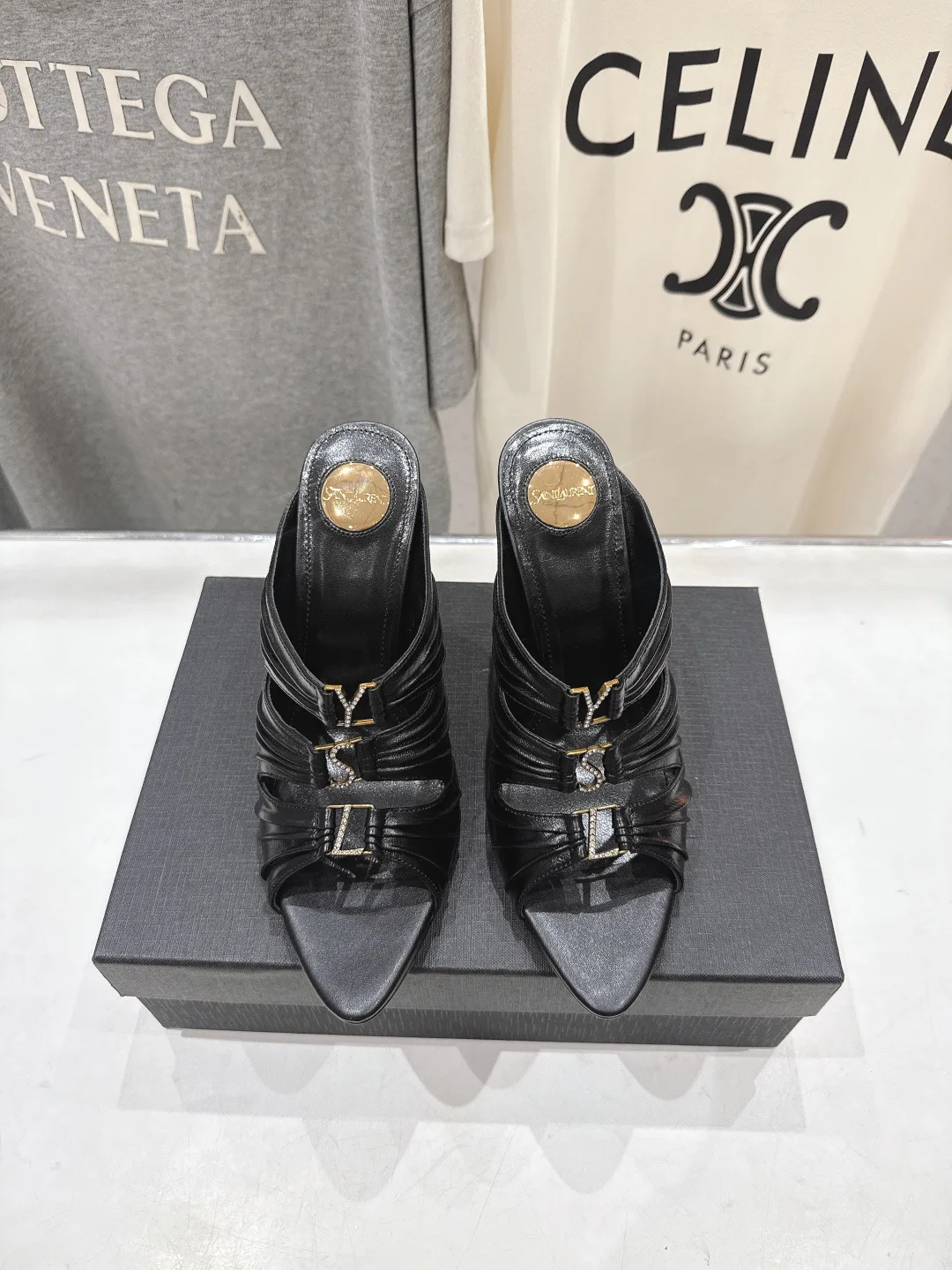 Босоножки Женские Saint Laurent 9916989
