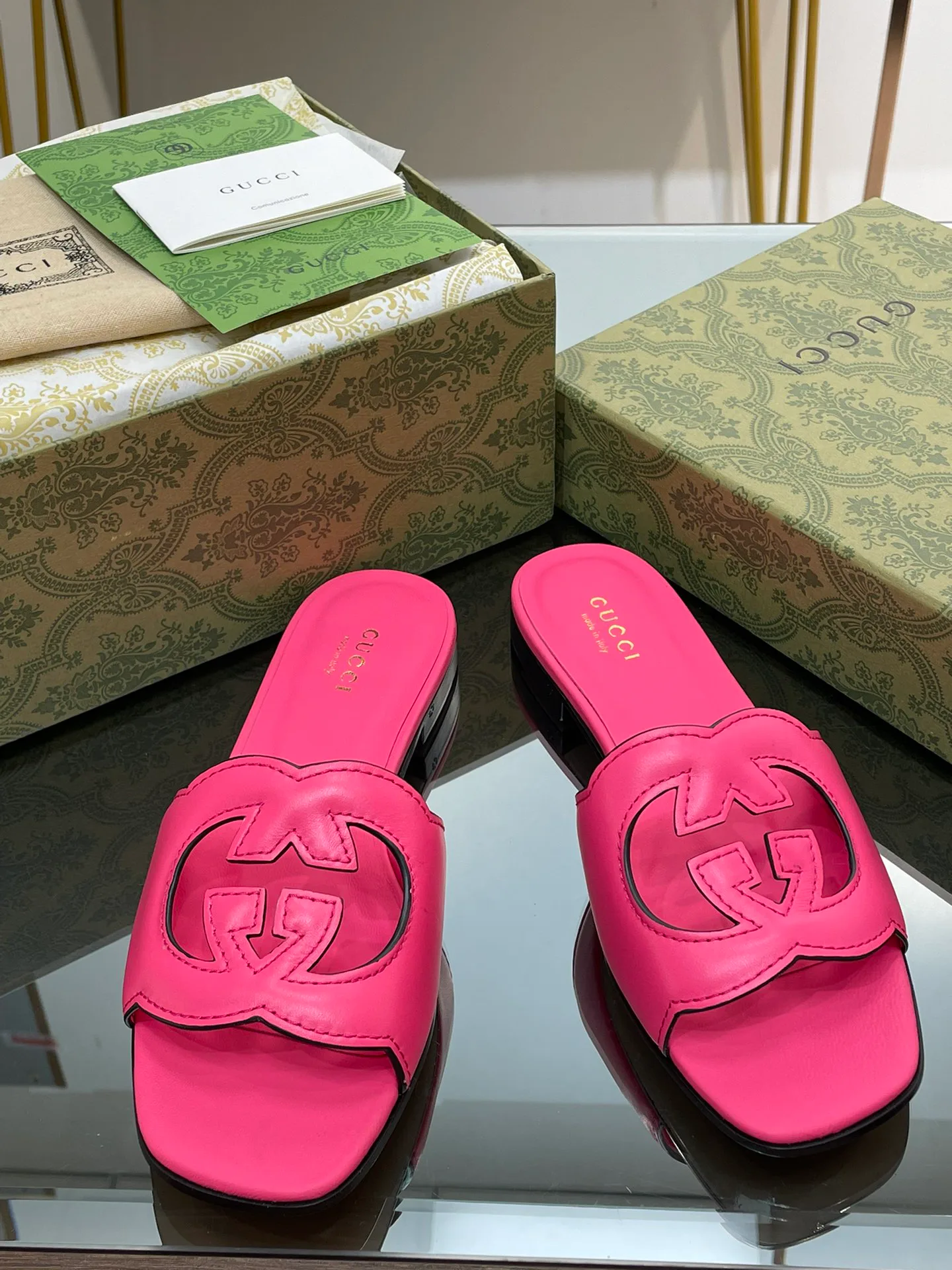 Шлепанцы Женские Gucci 11581