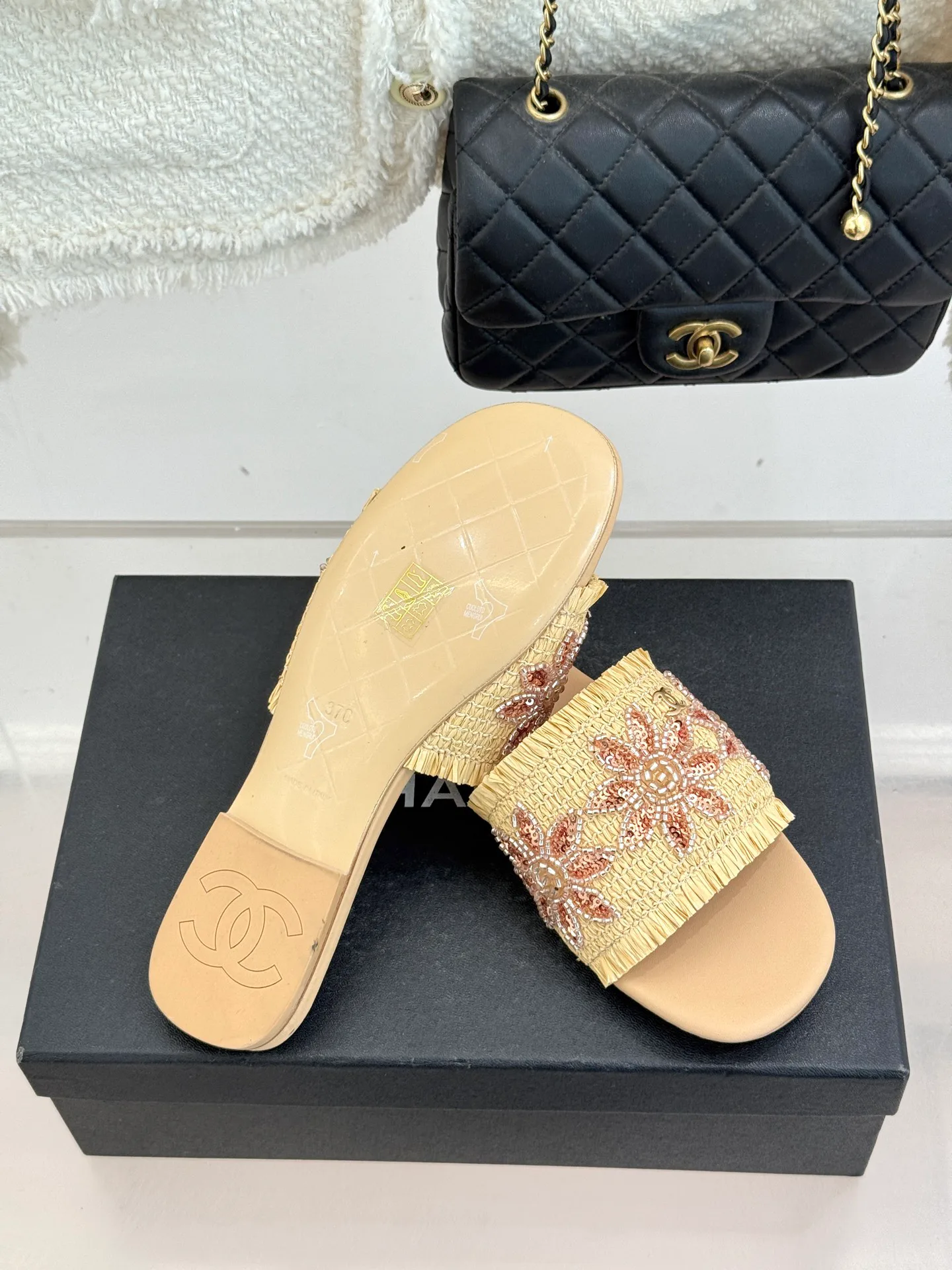 Шлепанцы Женские Chanel 1794983