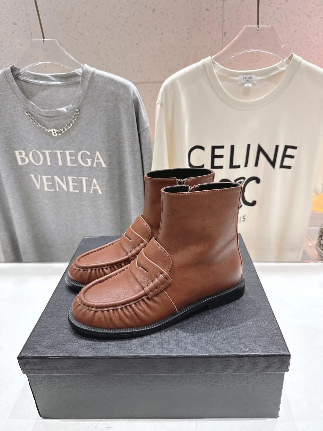 Ботинки Женские Saint Laurent 355913