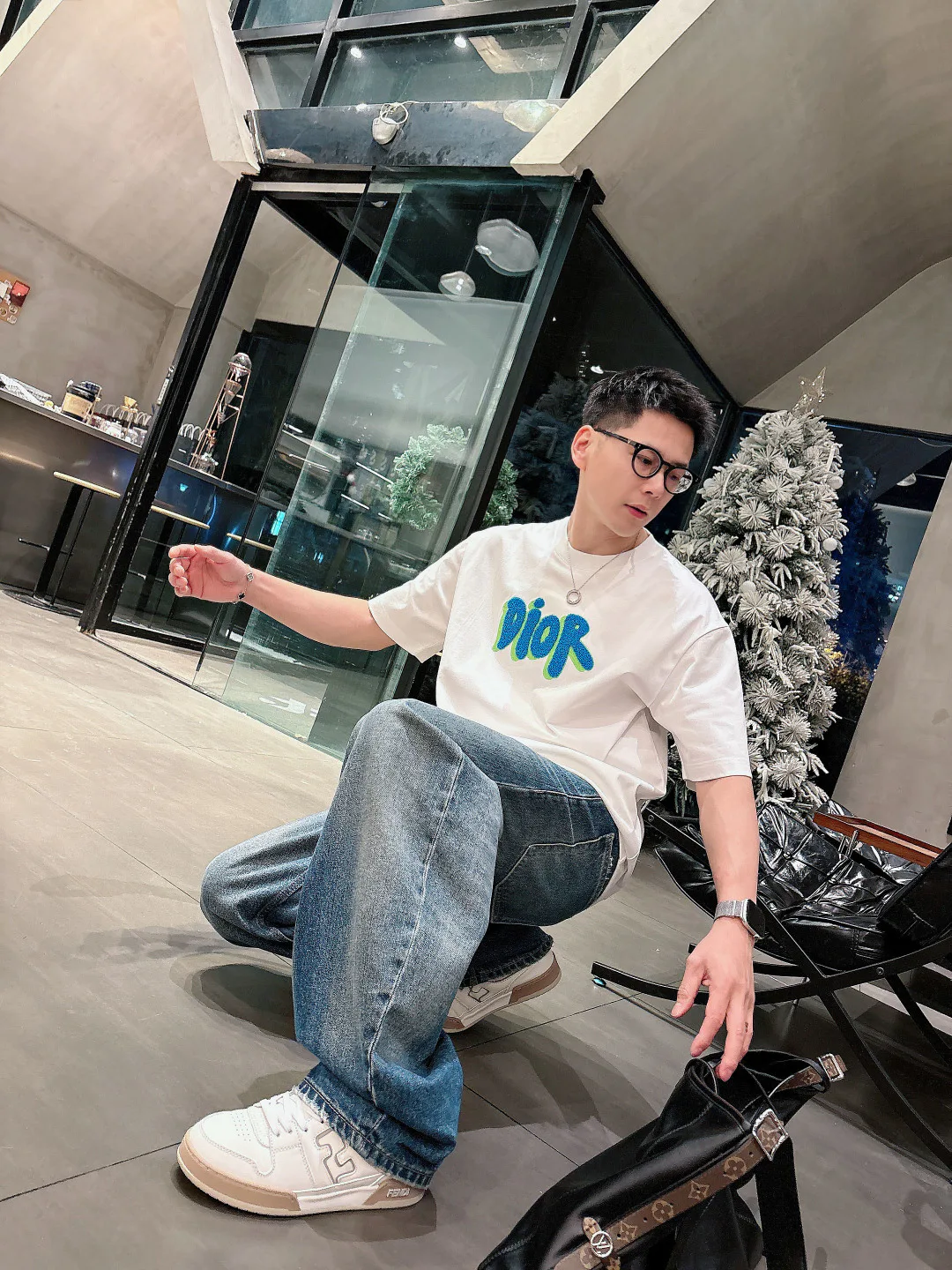 Футболки Мужские Christian Dior 9465269