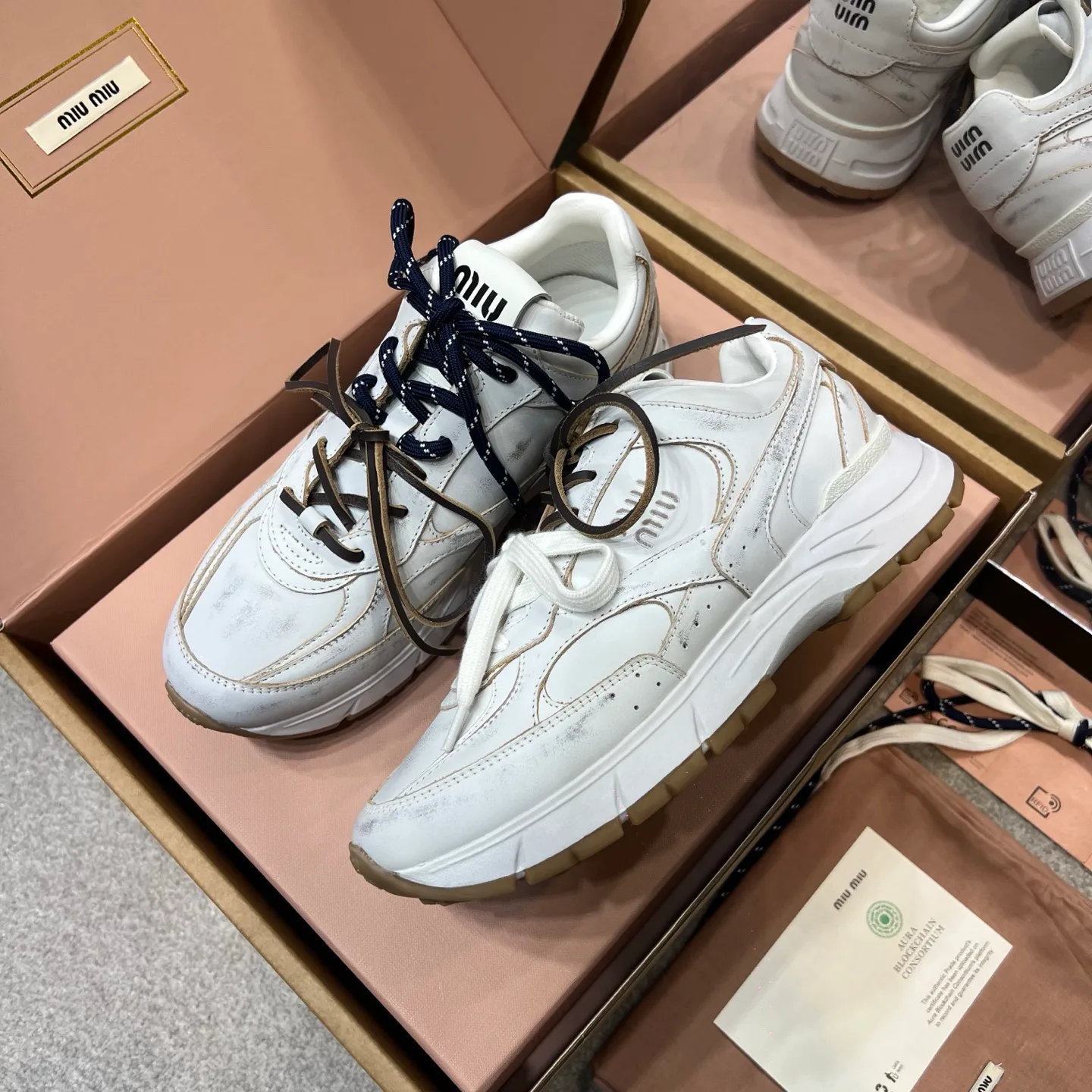 Кроссовки Женские Miu Miu 257964