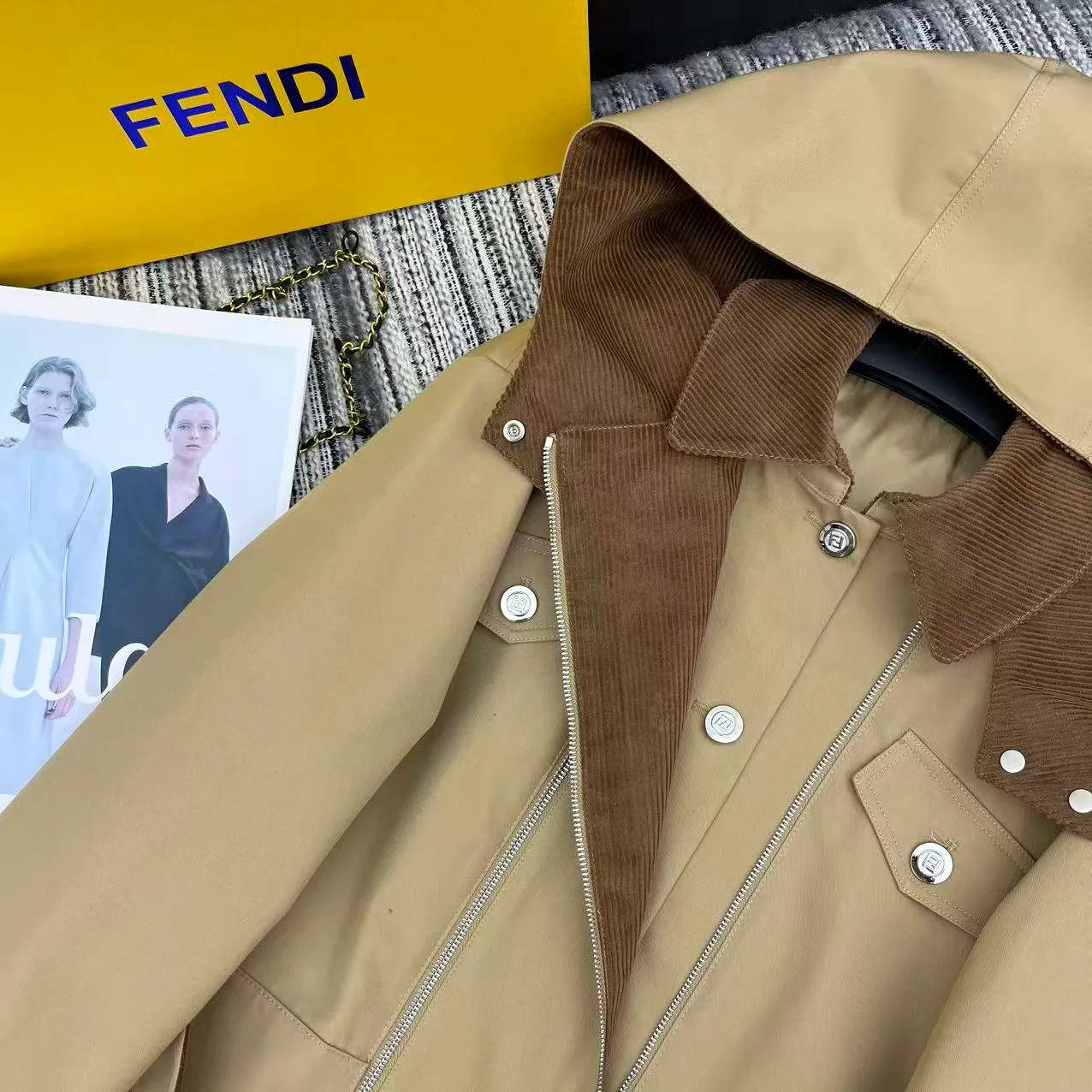 Тренчи Женские Fendi 553276