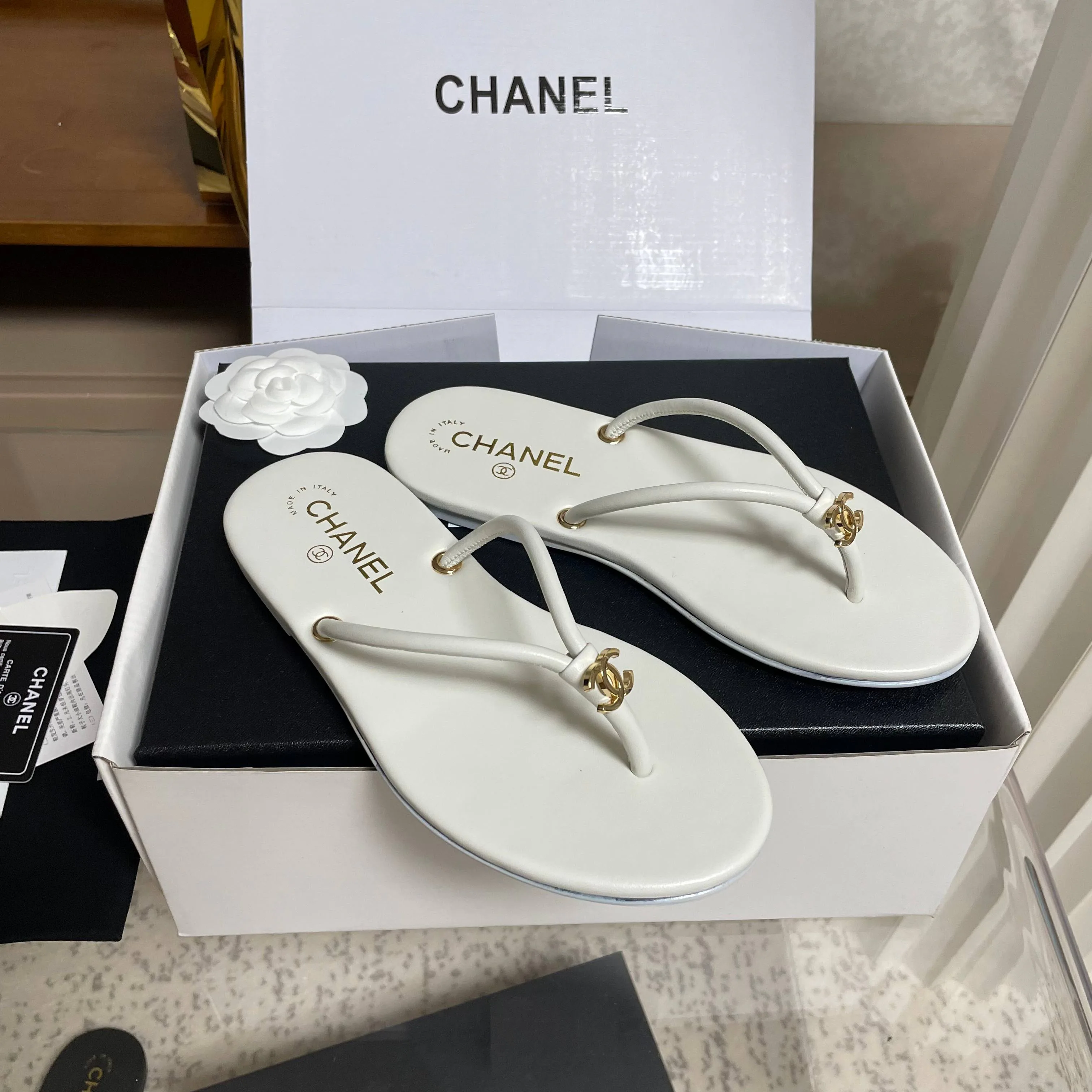 Шлепанцы Женские Chanel 11893463