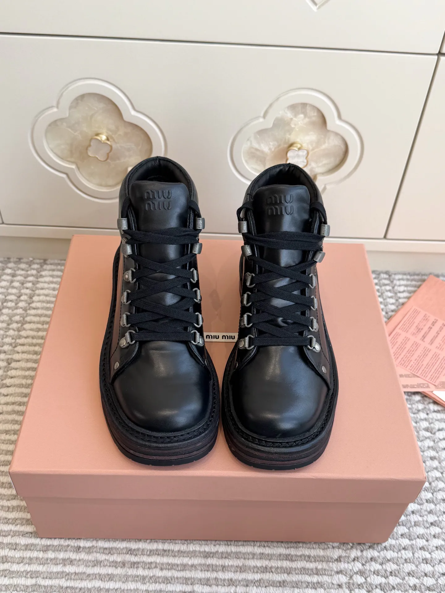 Ботинки Женские Miu Miu 17943218