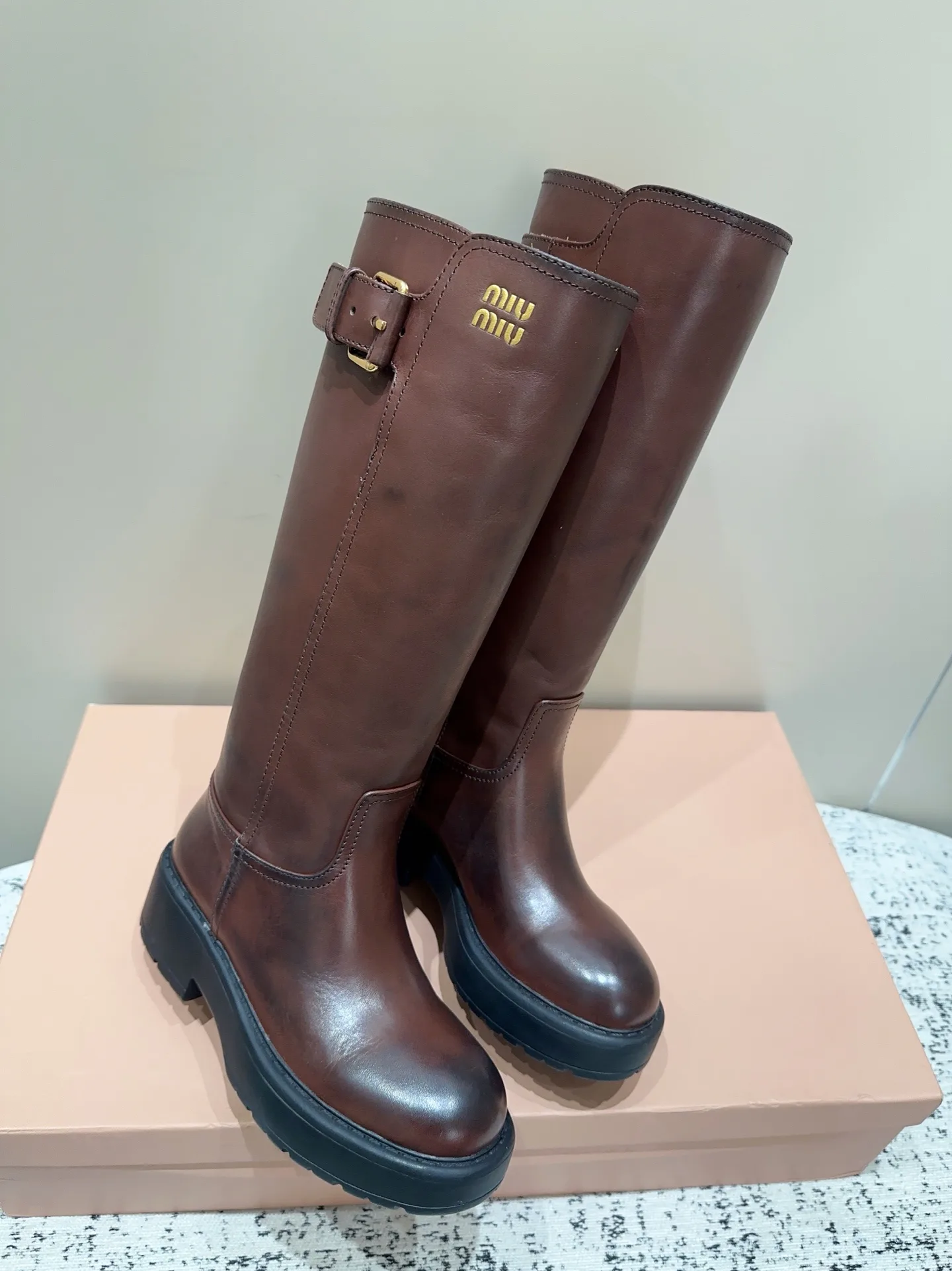 Сапоги Женские Miu Miu 18295353