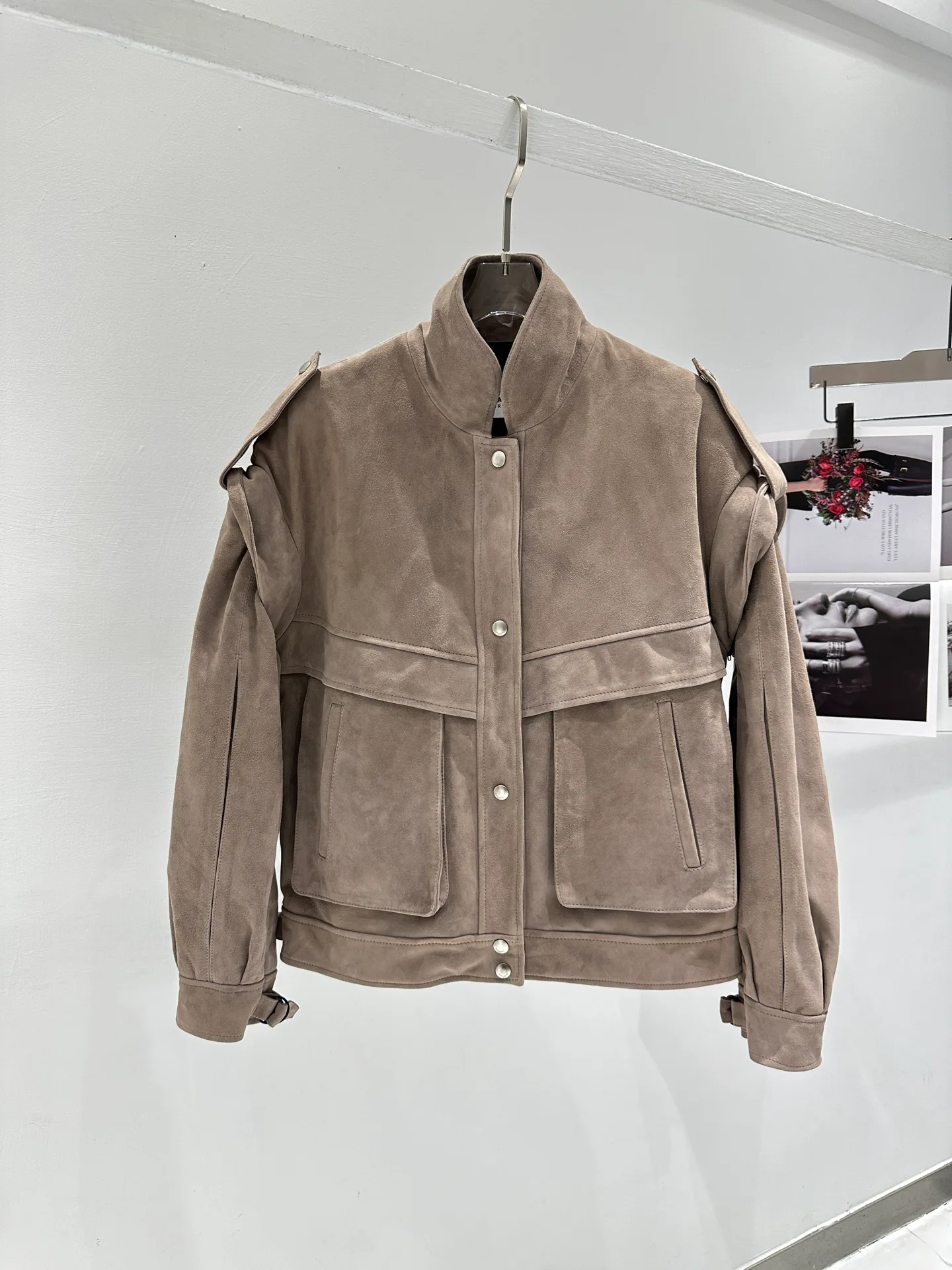 Кожаные Куртки И Дублёнки Женские Saint Laurent 11598156