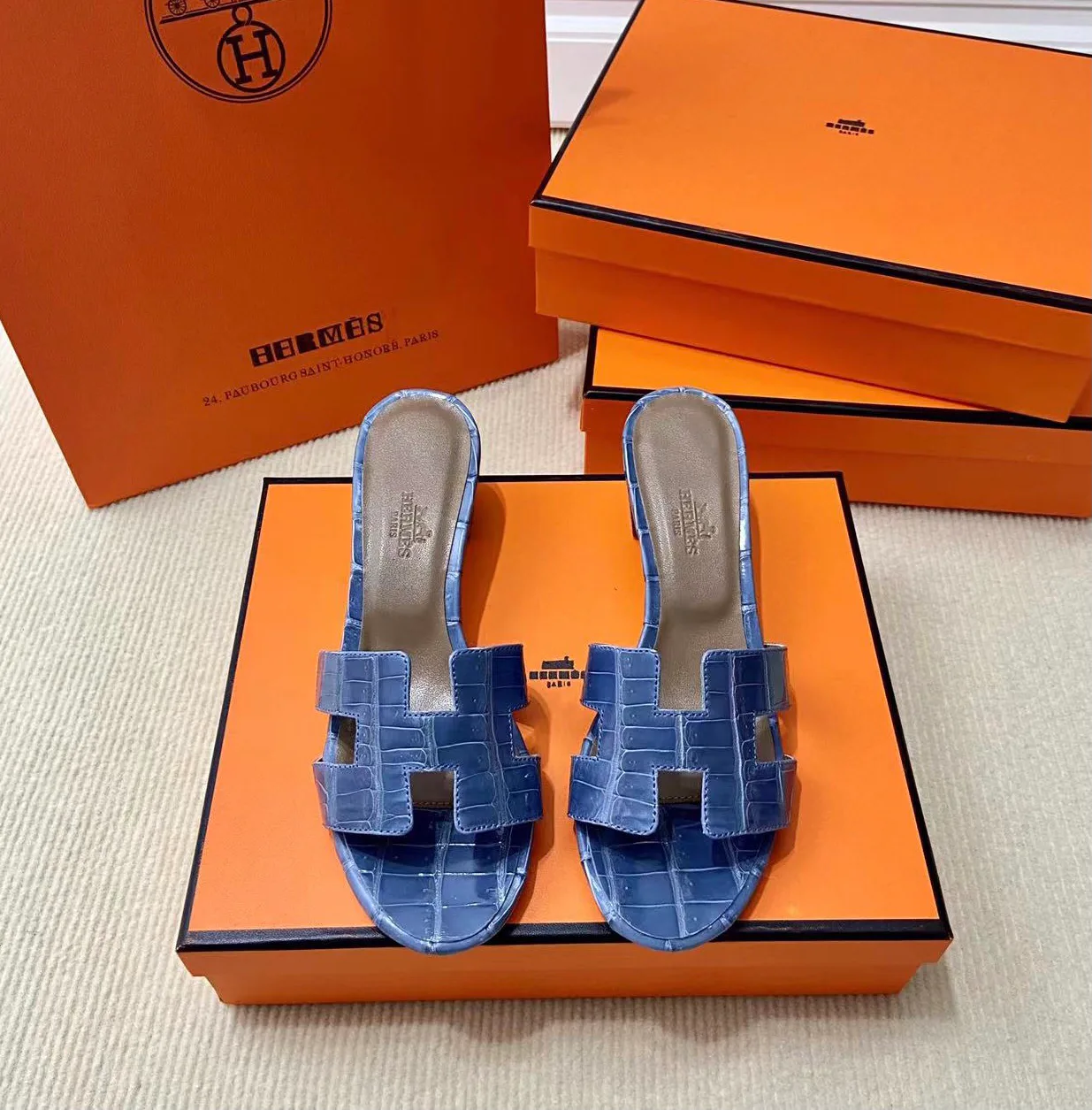 Босоножки Женские Hermes 4340566