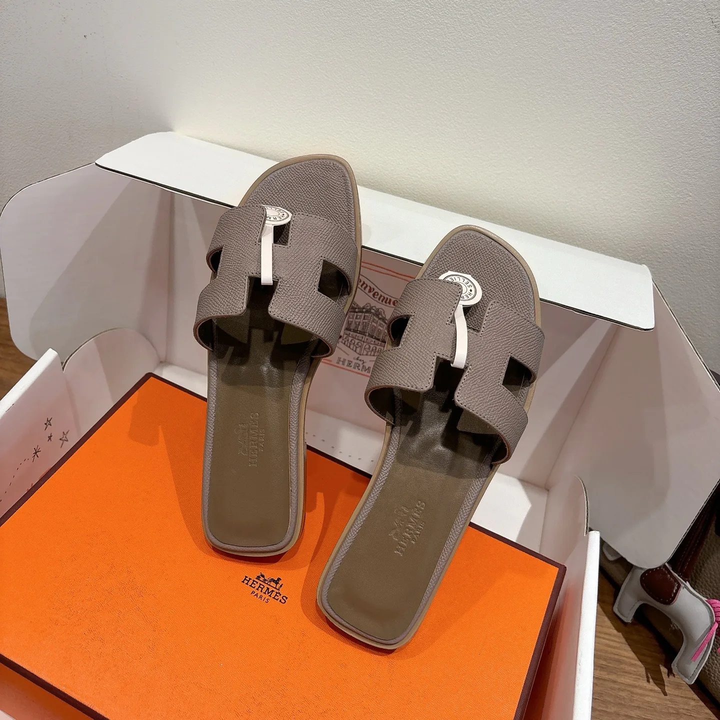 Шлепанцы Женские Hermes 873863