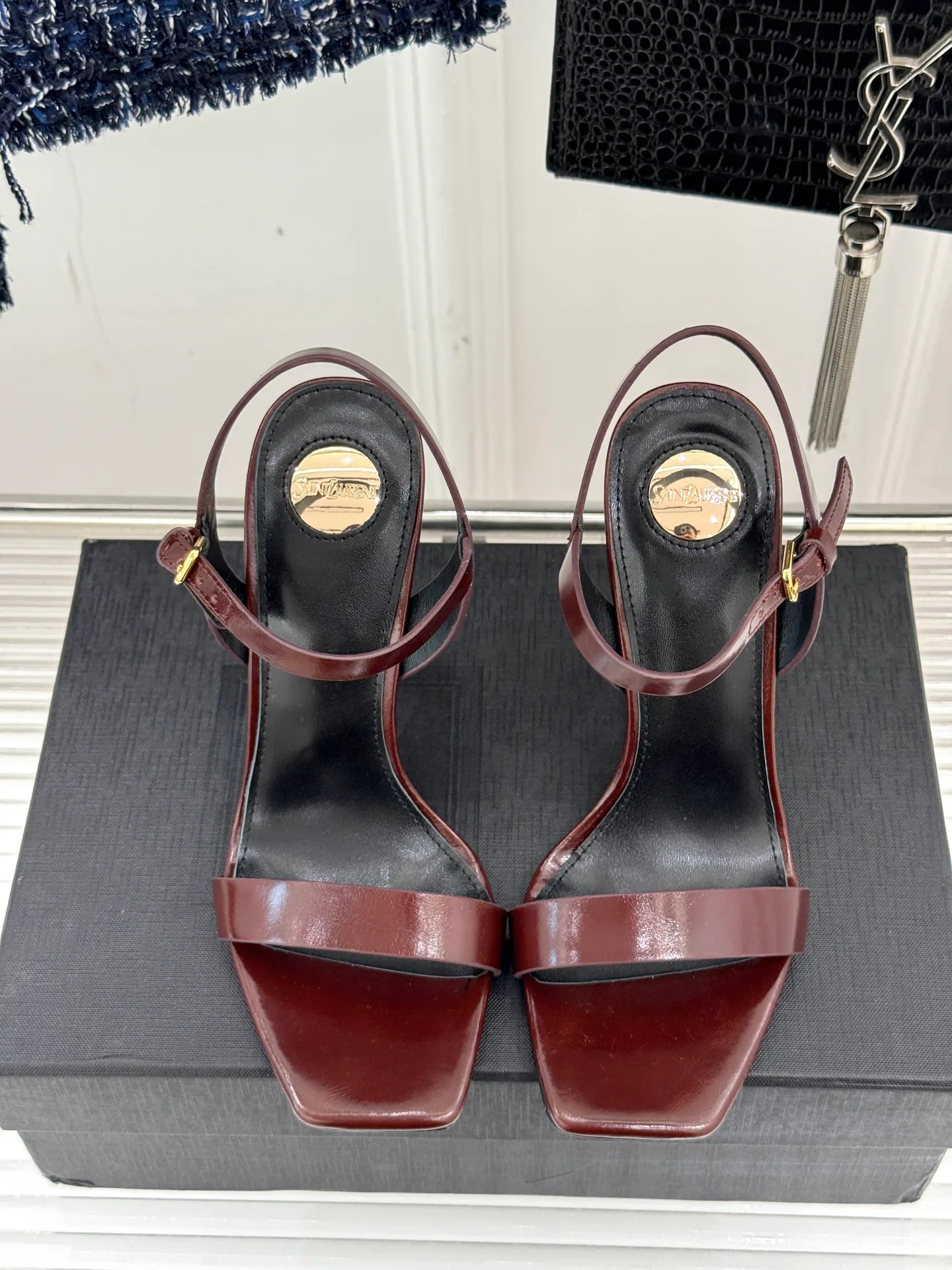 Босоножки Женские Saint Laurent 27932