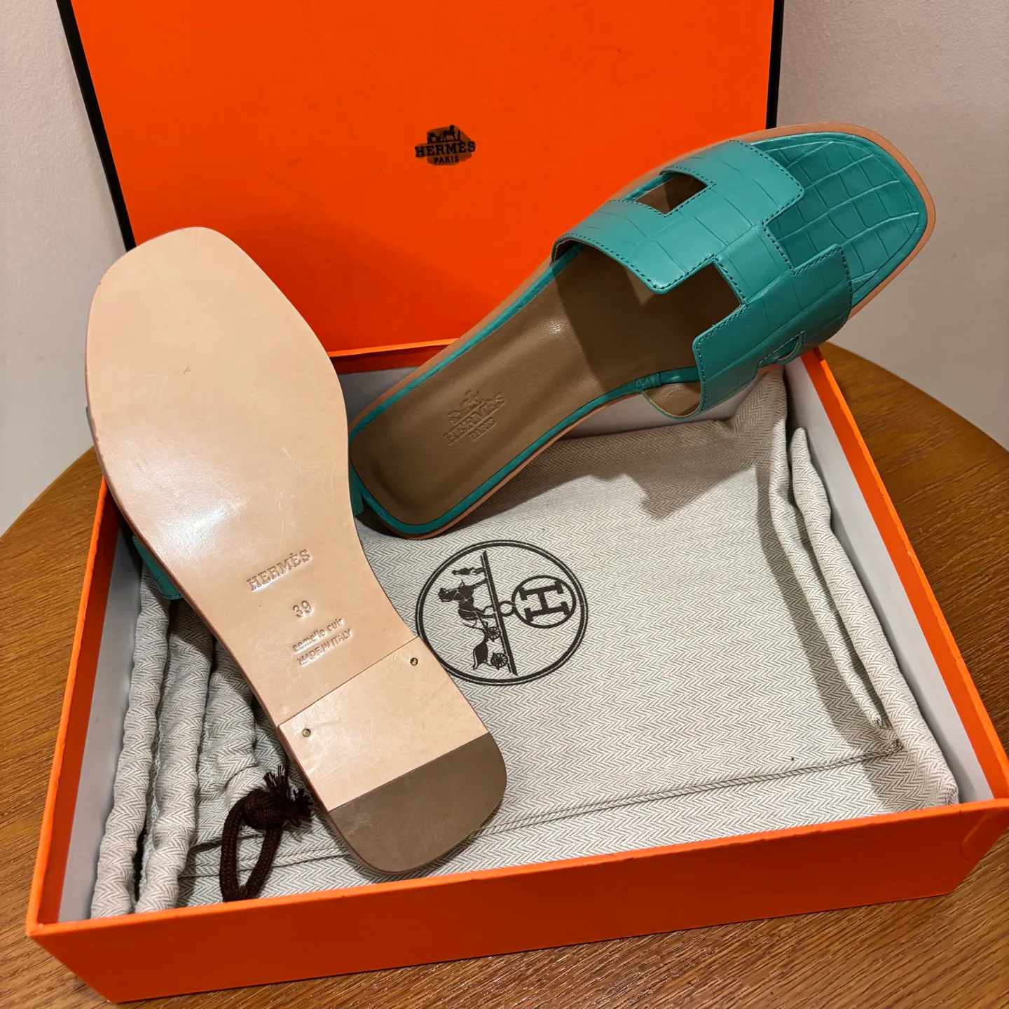 Шлепанцы Женские Hermes 4504004