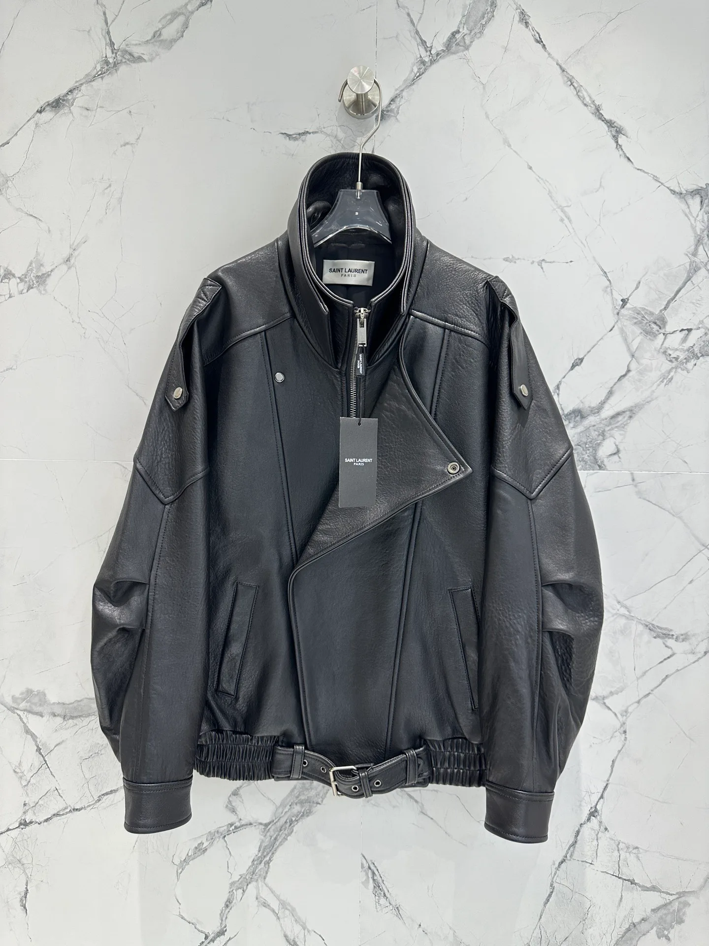 Кожаные Куртки И Дублёнки Женские Saint Laurent 11164735