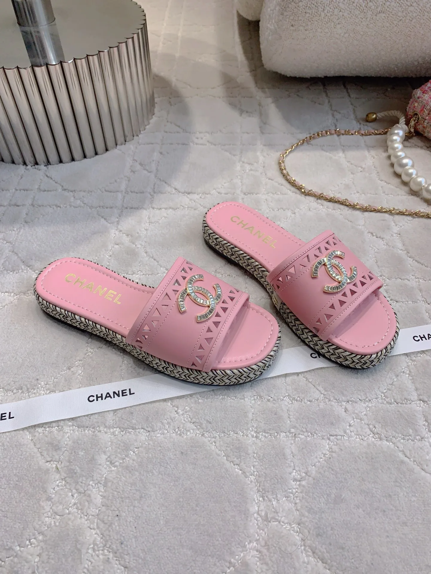 Шлепанцы Женские Chanel 34869