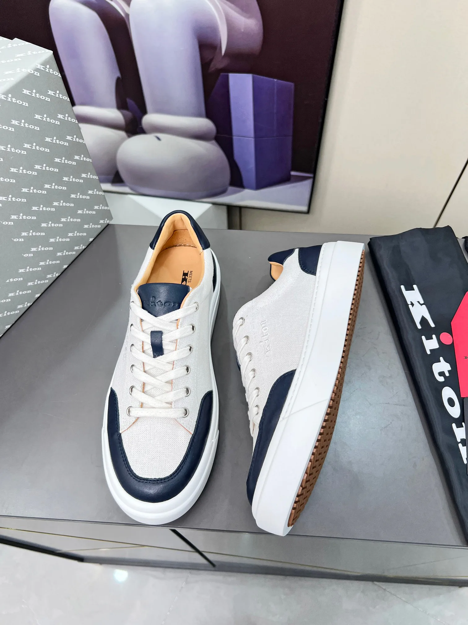 Кеды Мужские Kiton 75536