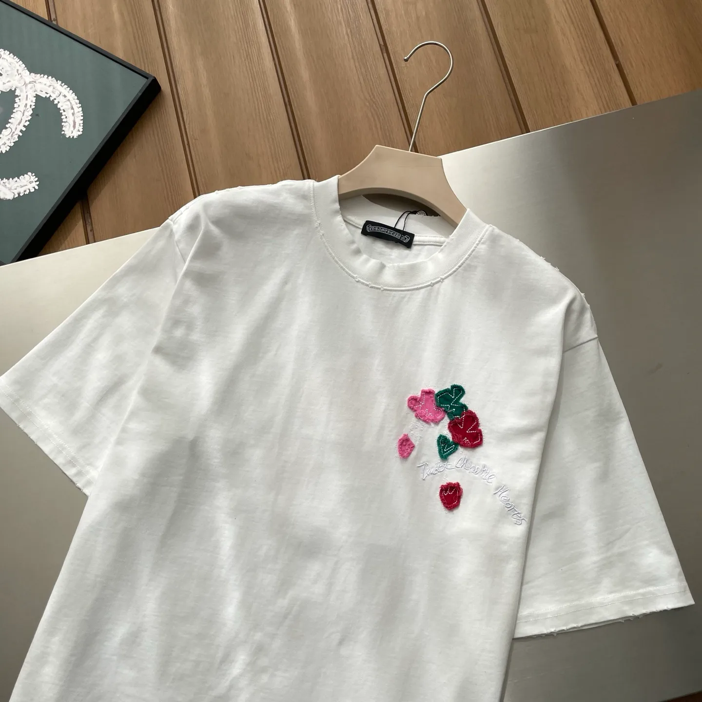 Футболки Женские Chrome Hearts 10938001