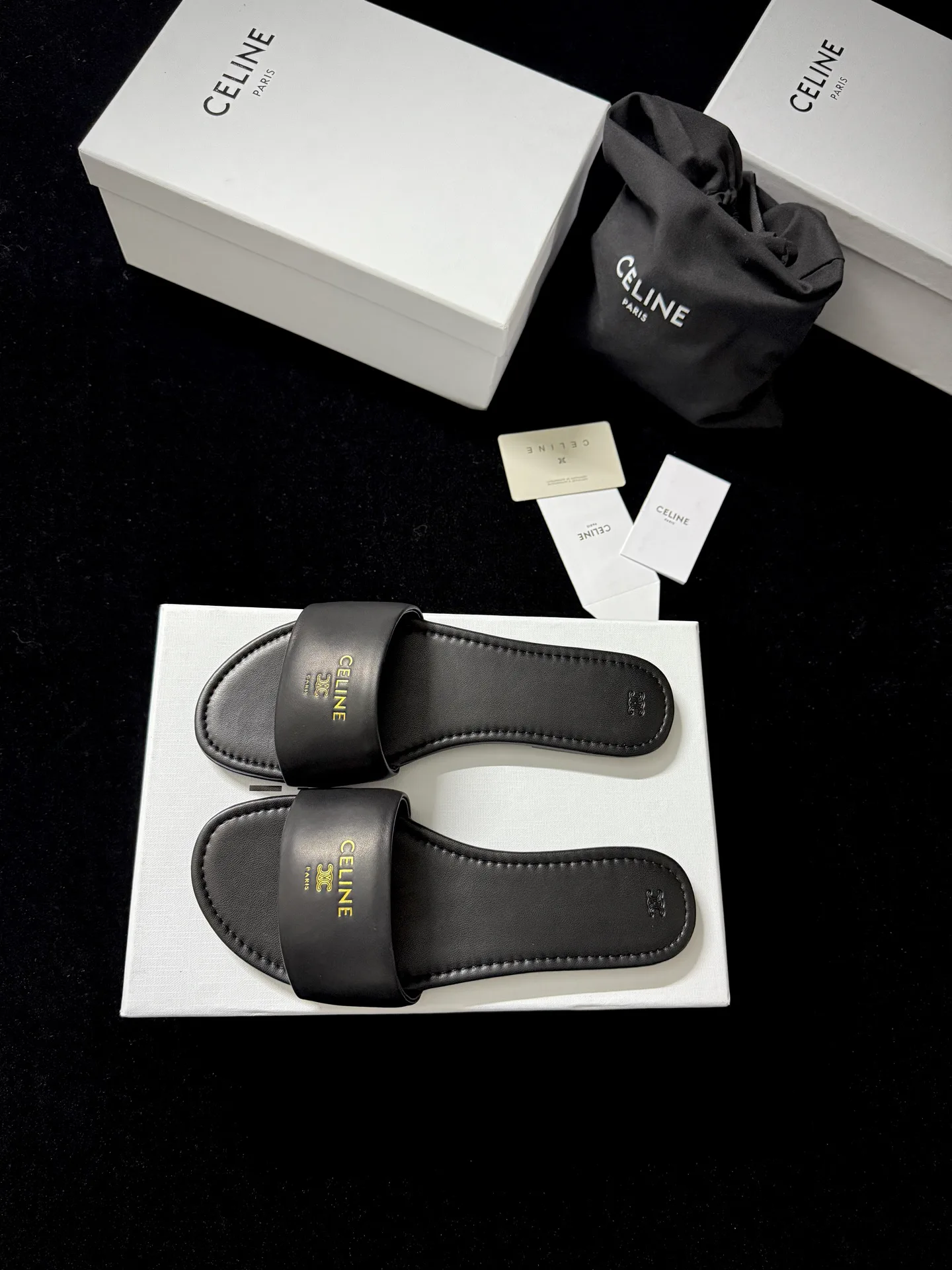 Шлепанцы Женские Celine 4433675