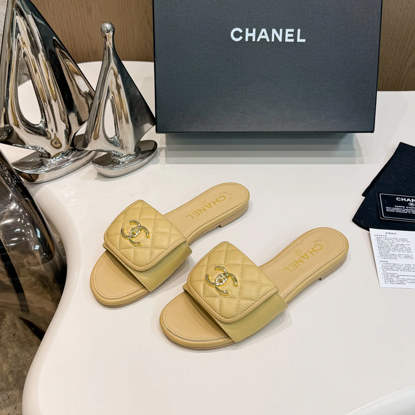 Шлепанцы Женские Chanel 17355