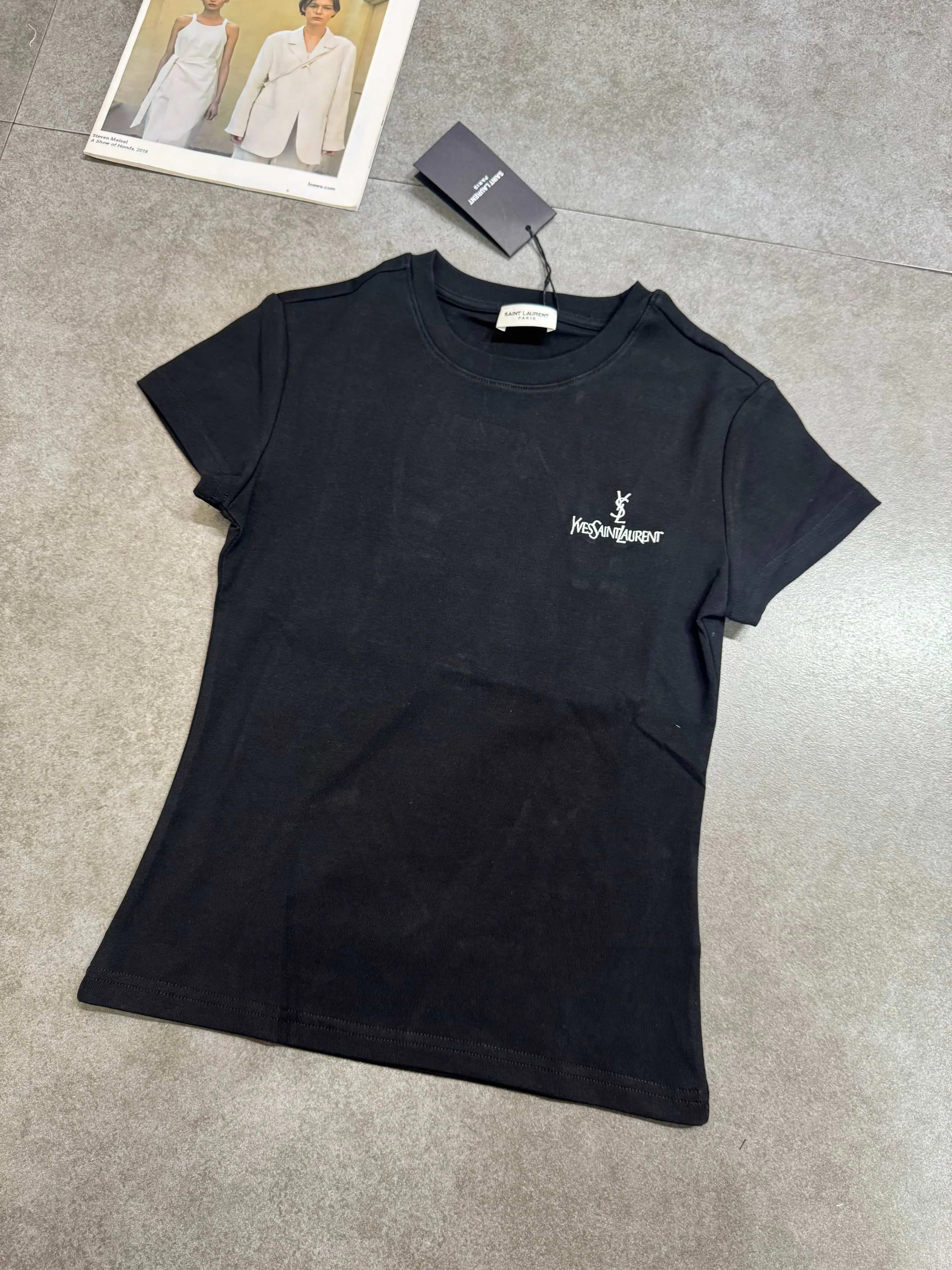 Футболки Женские Saint Laurent 13278719